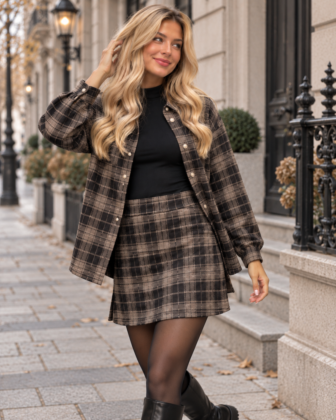 Hosenrock PRETTY IN CHIC schwarz/creme