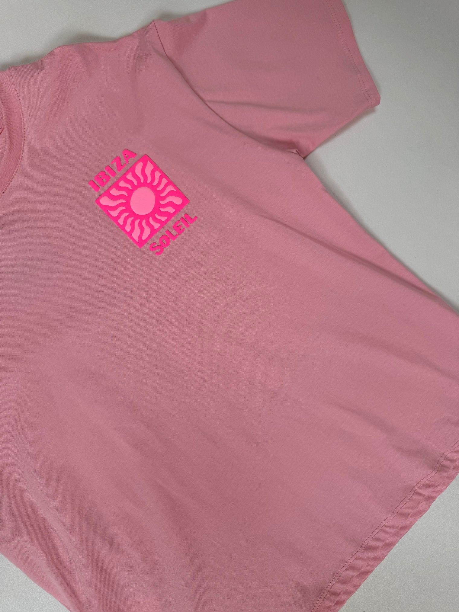 Statement Shirt rosa IBIZA mit hochwertigem Aufdruck