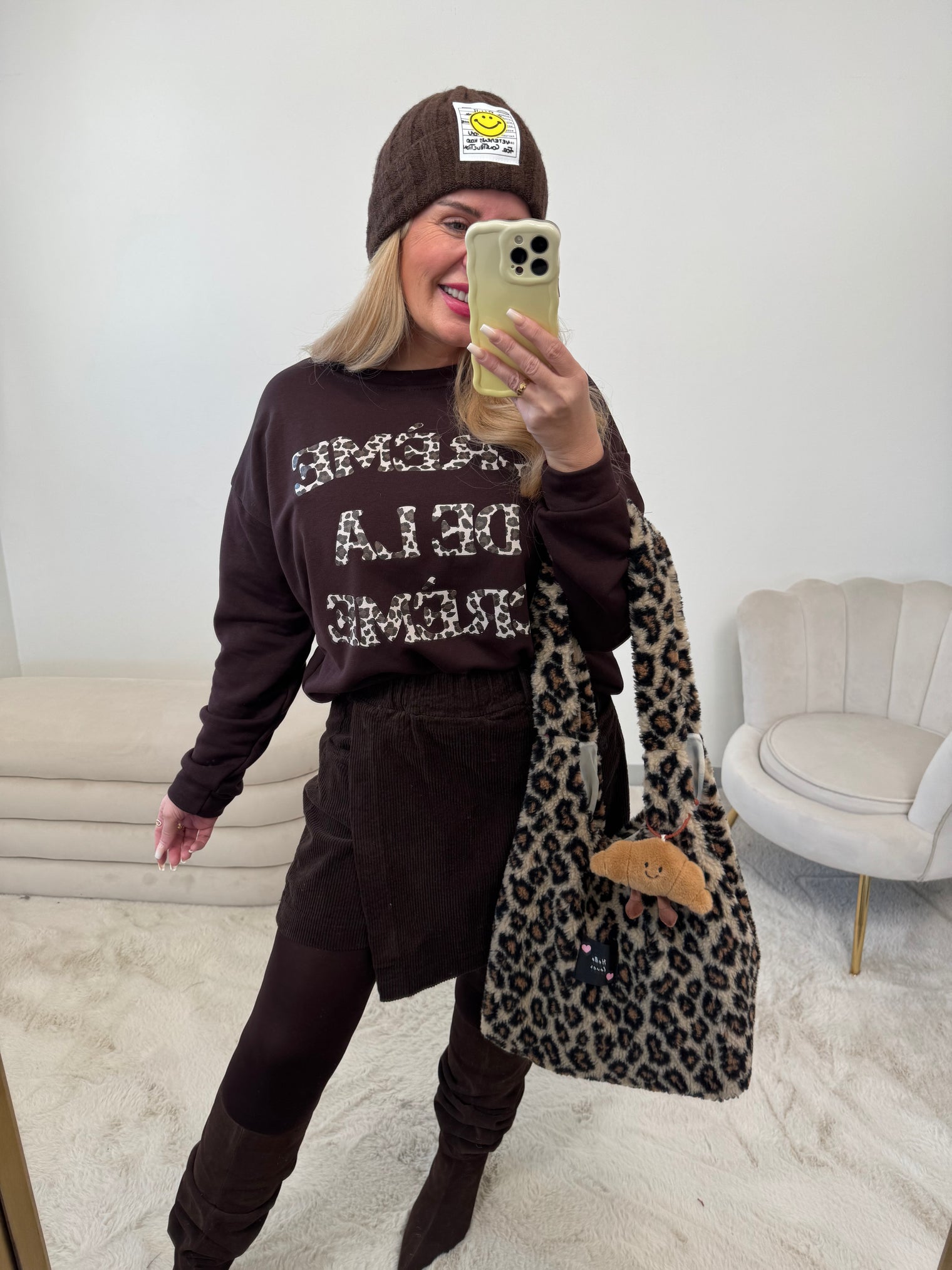 Sweater chocolate LEO LOVER