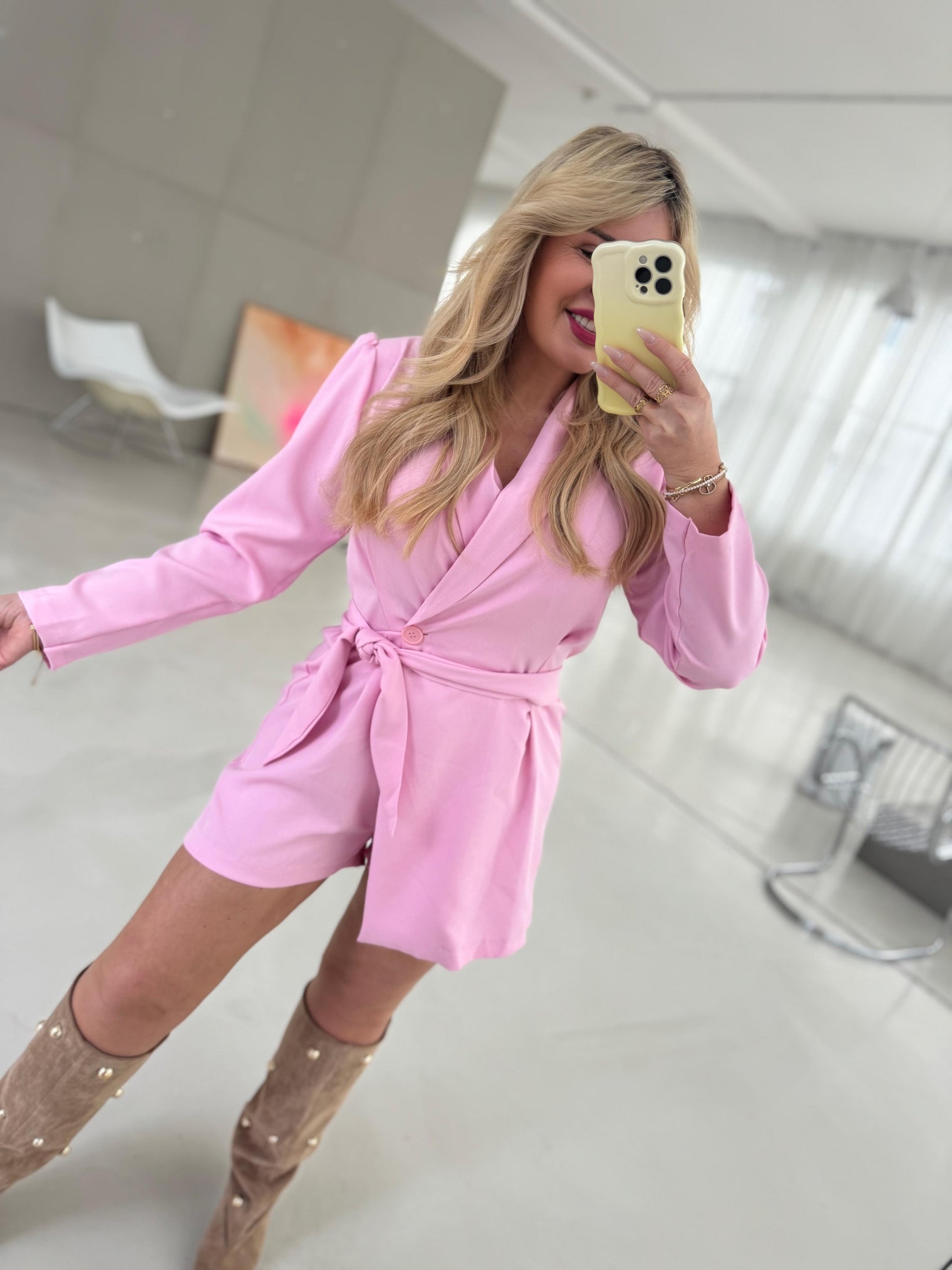 Jumpsuit rose LIKE A LADY