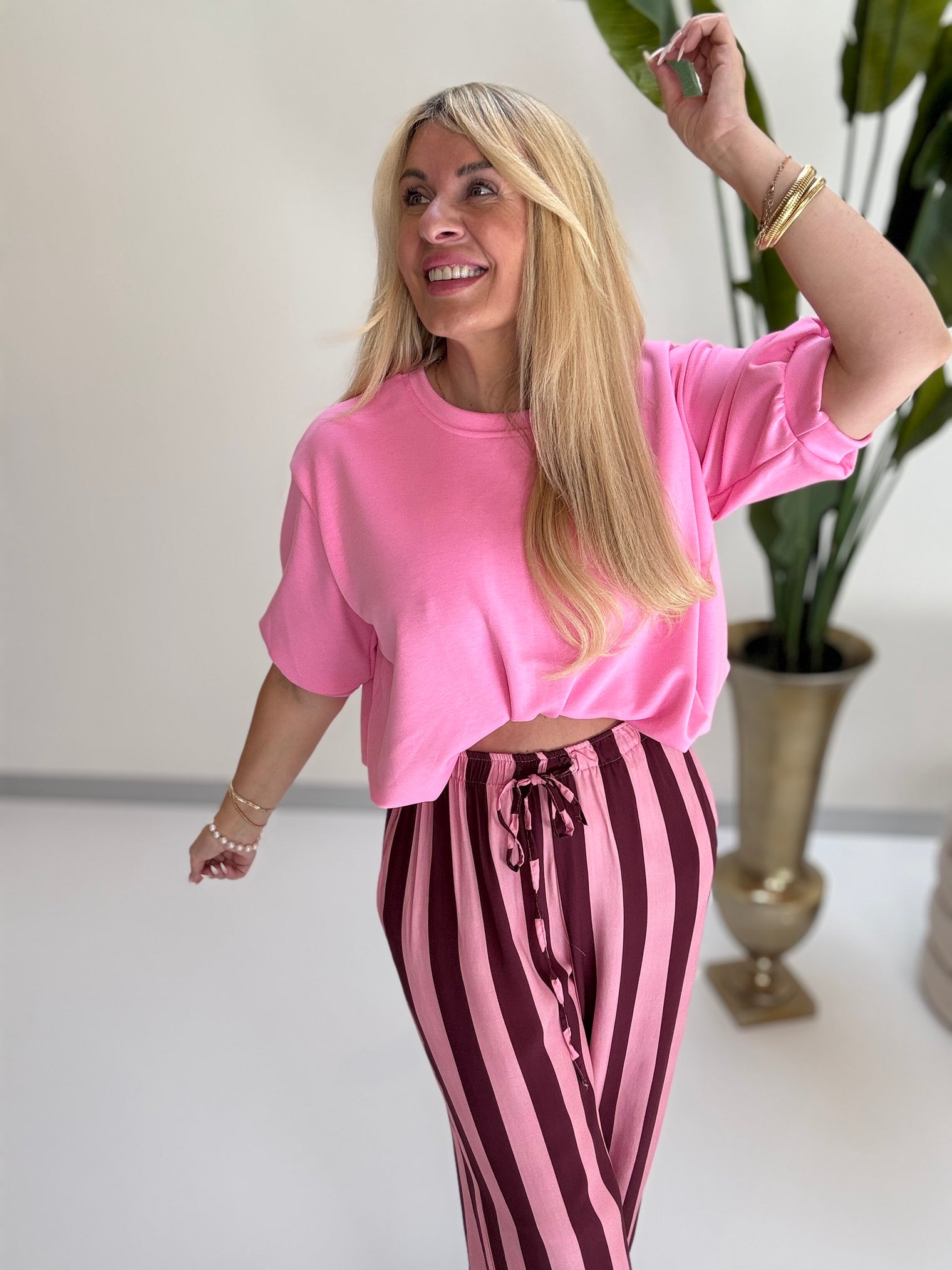 Butterstoff Shirt CROPPED COOLNESS bubblegum pink