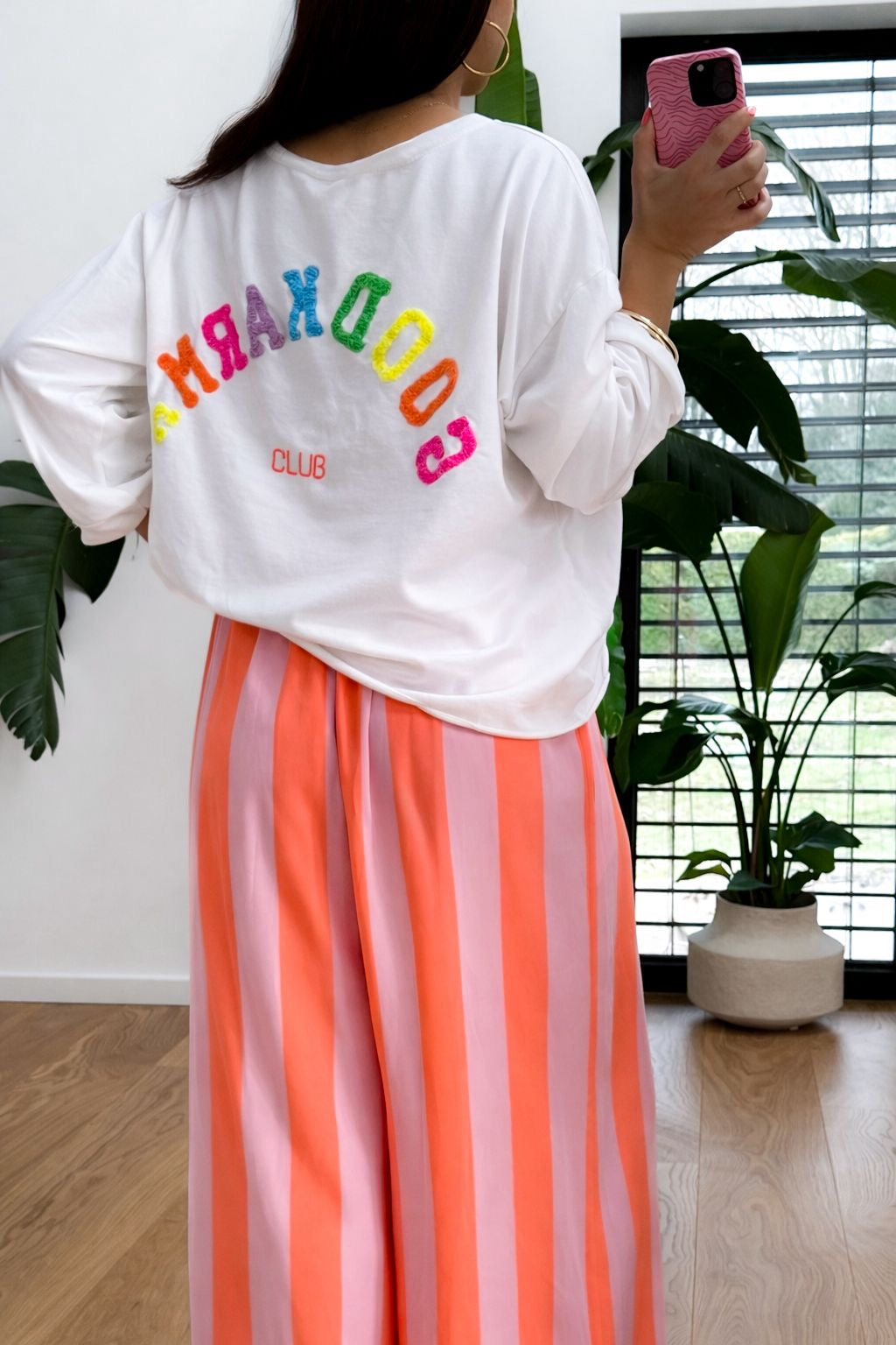 Jersey Pullover weiß GOODKARMA CLUB