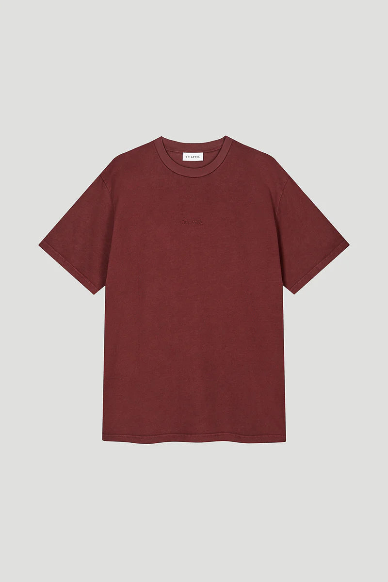 OH APRIL BF T-Shirt Muse Cherrywood