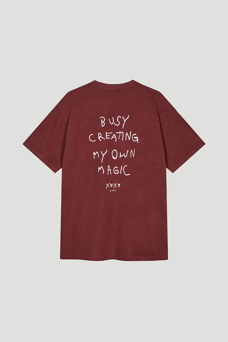 OH APRIL BF T-Shirt Own Magic Cherrywood