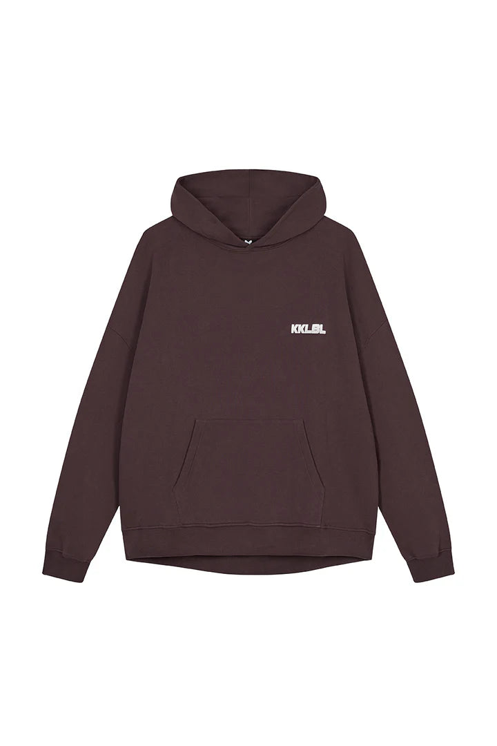 KARO KAUER HOODIE BROWN