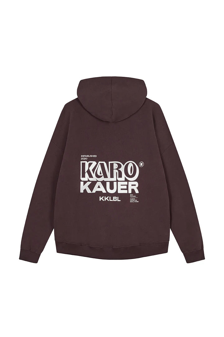 KARO KAUER HOODIE BROWN