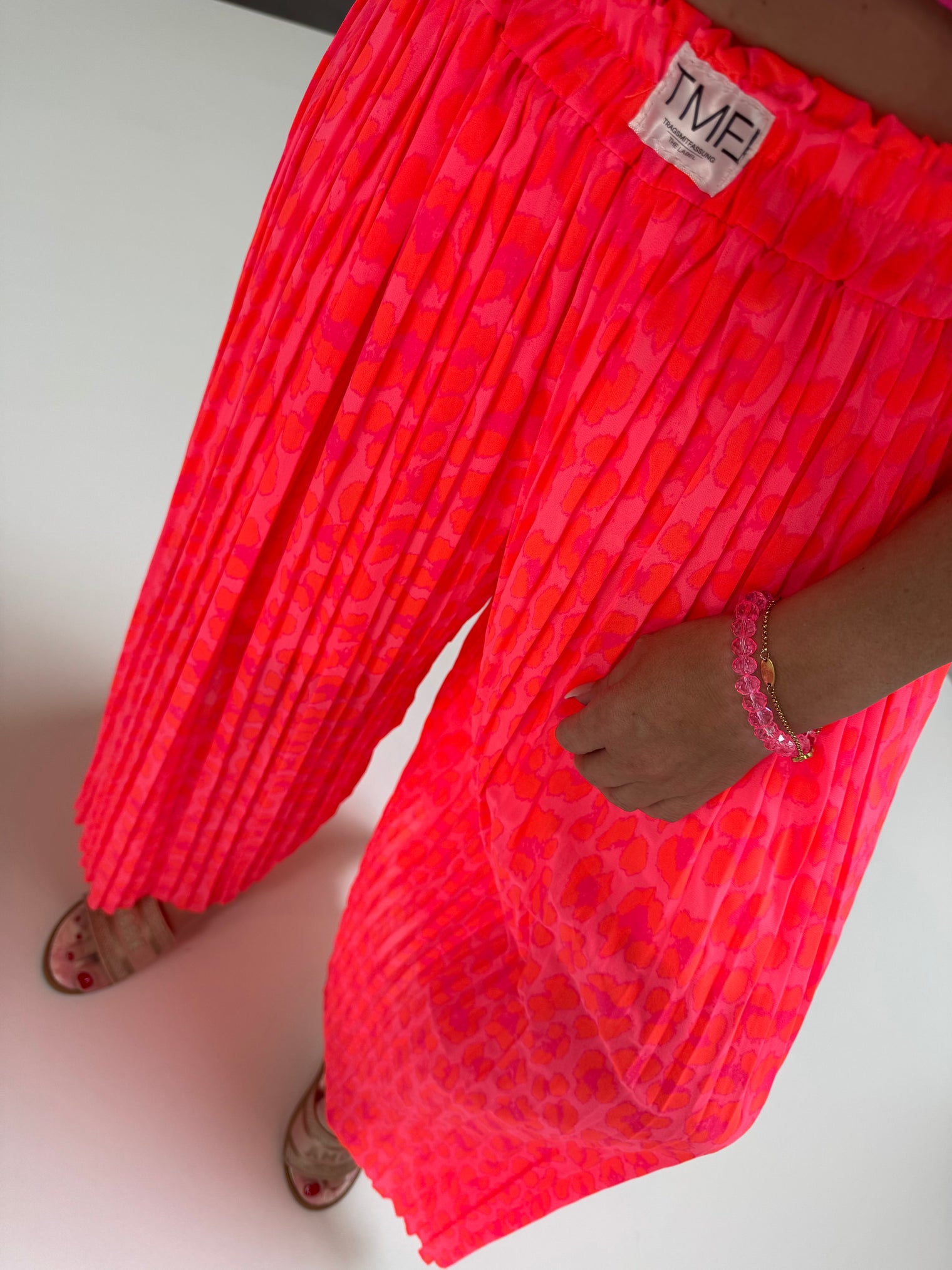 Signature Plisseehose hot pink LEO POWER orange/fuchsia