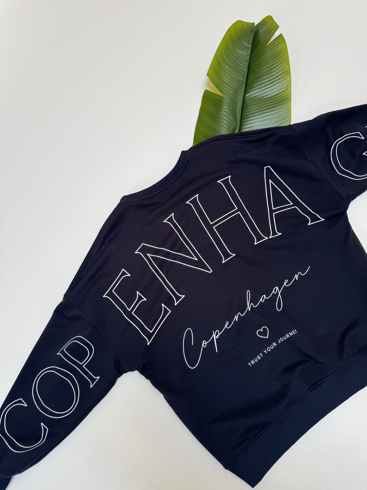Sweater mit Rückenprint COPENHAGEN dark navy