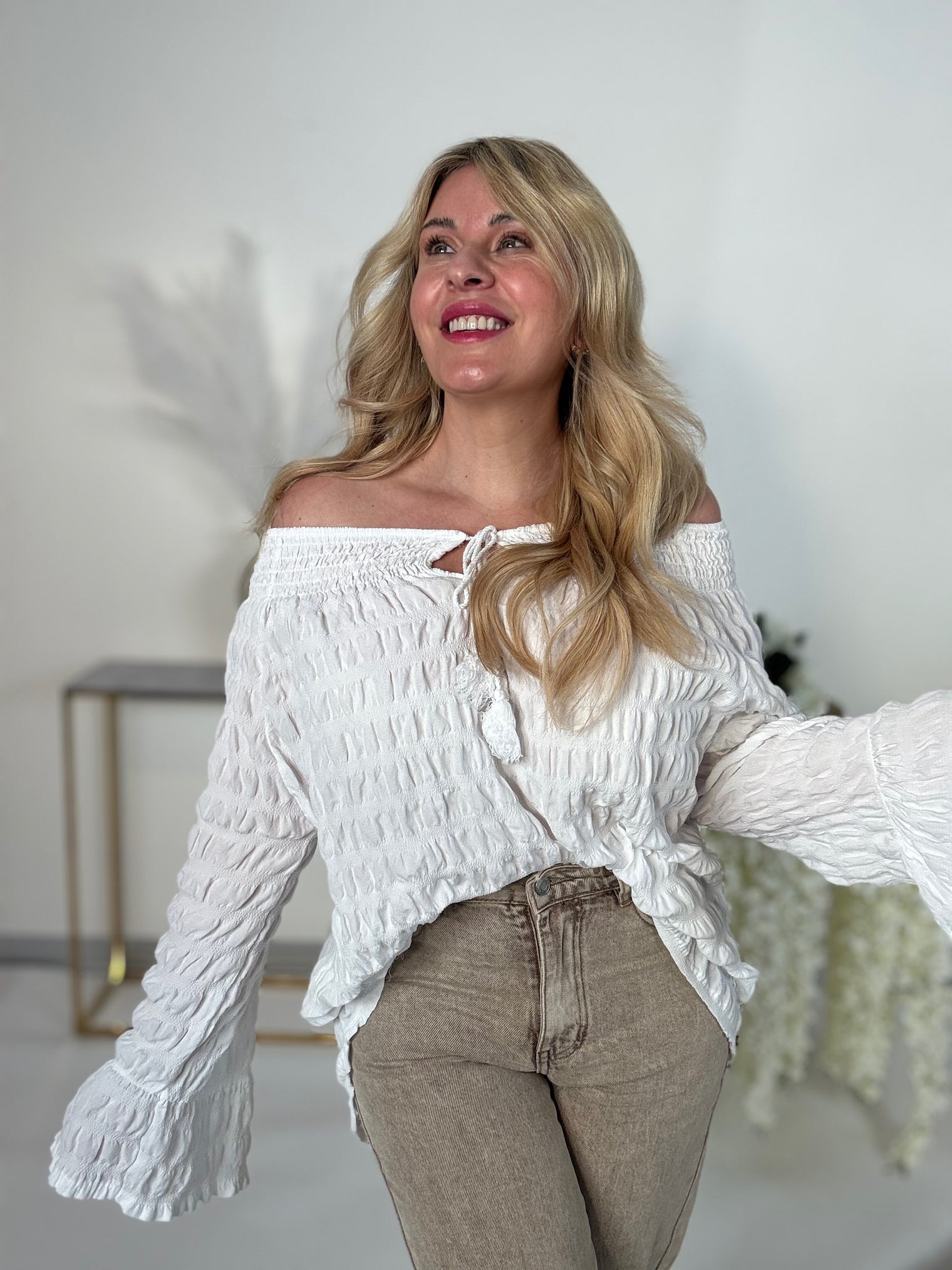 Tunikabluse BOHO BESTIE weiß