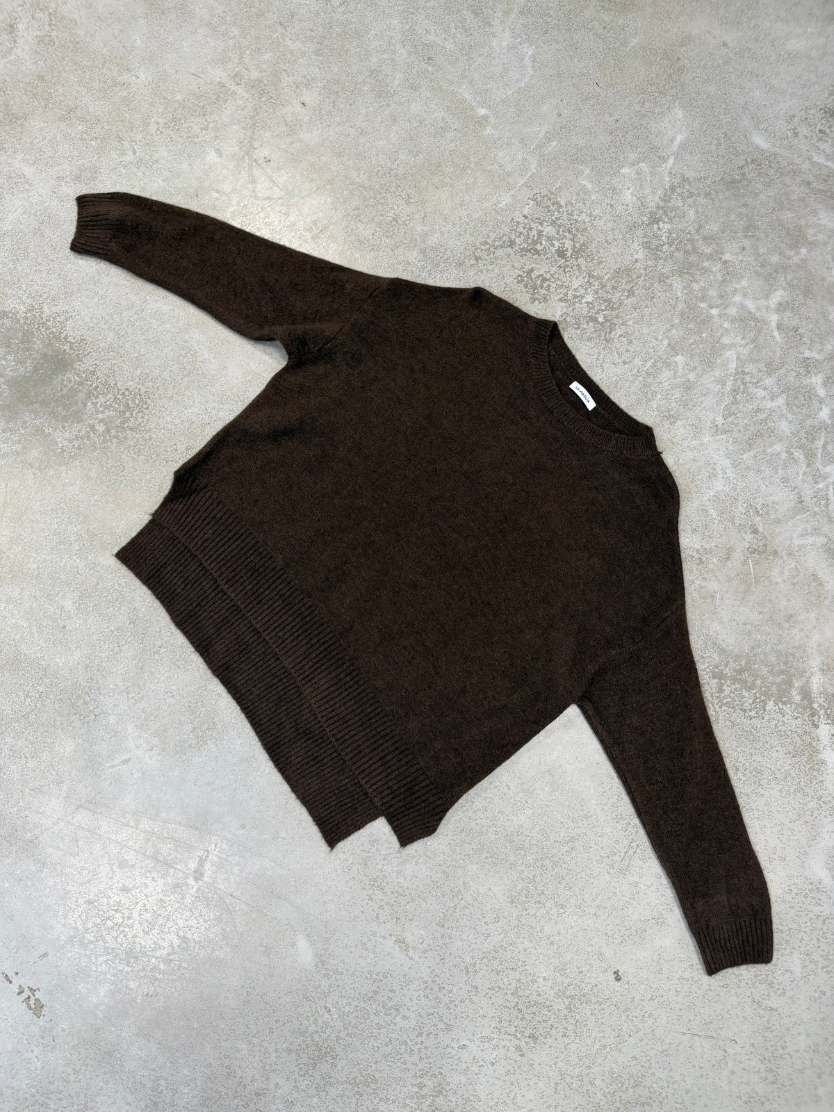 Alpaka Pullover SCANDINAVIAN GIRL Oversize Chokolate