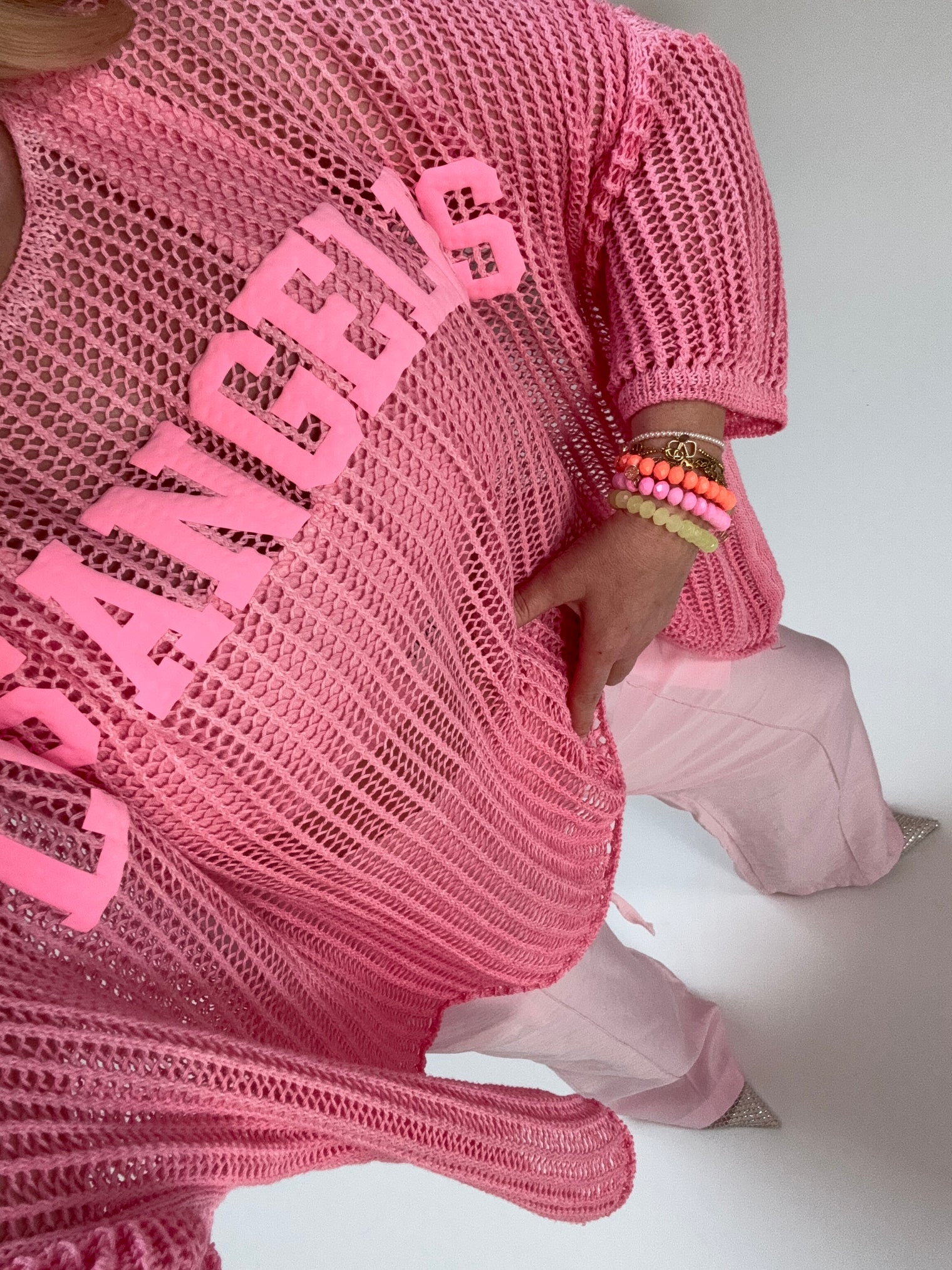 Strickpullover fruity rosa Melone Los Angeles