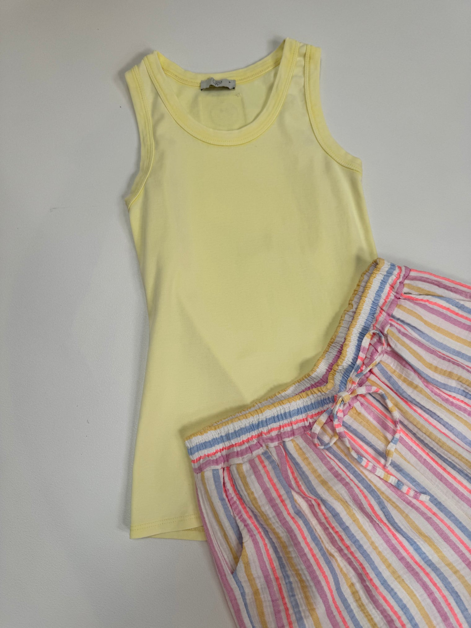 Tank Top SMILEY buttermilk lemon
