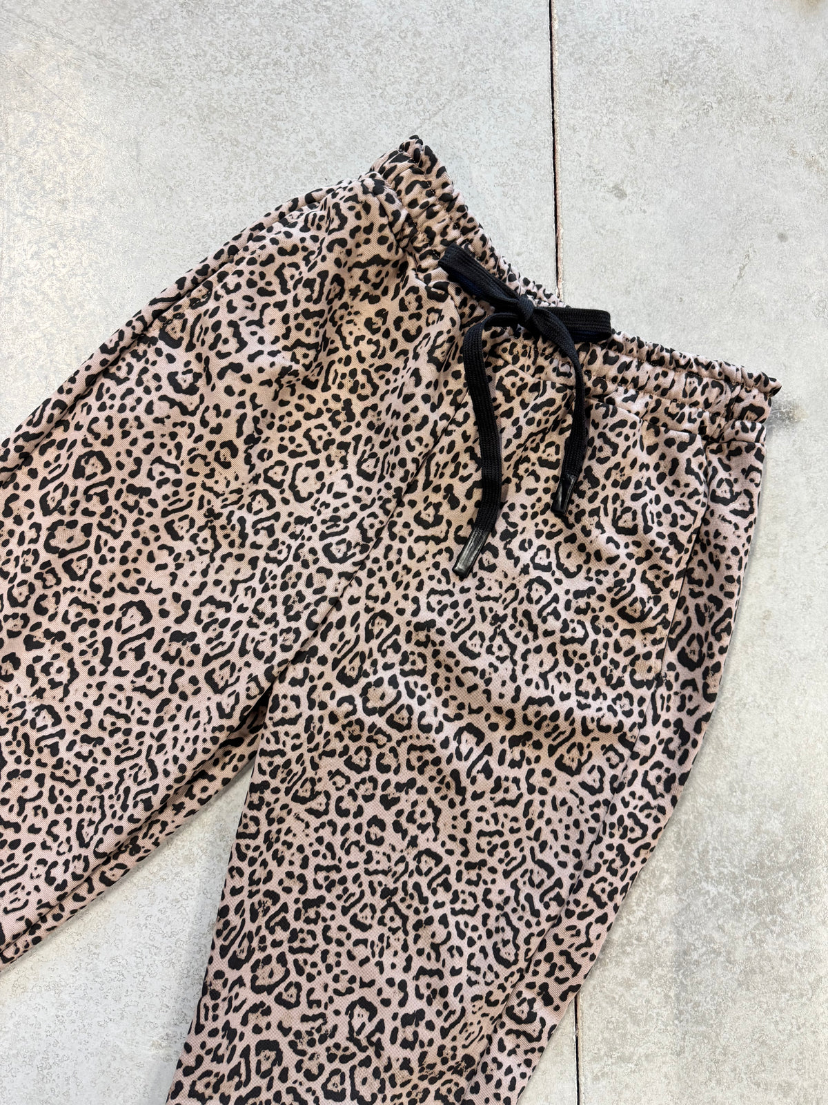 Sweat Pants LEO CRUSH taupe