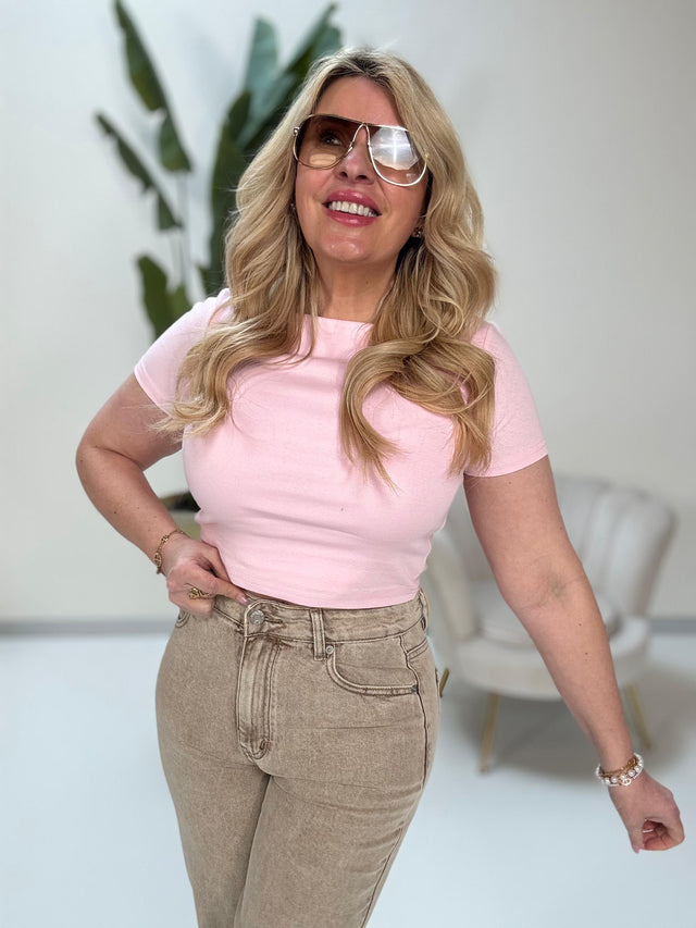 Basic Cropped Shirt WE LOVE BASICS