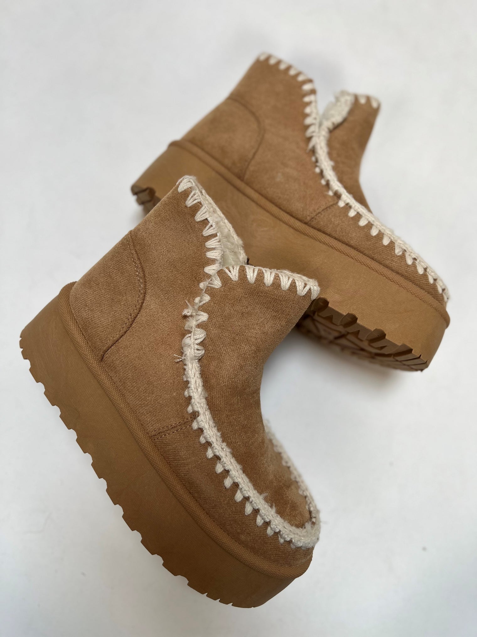Plateau Boots COZY CAMEL