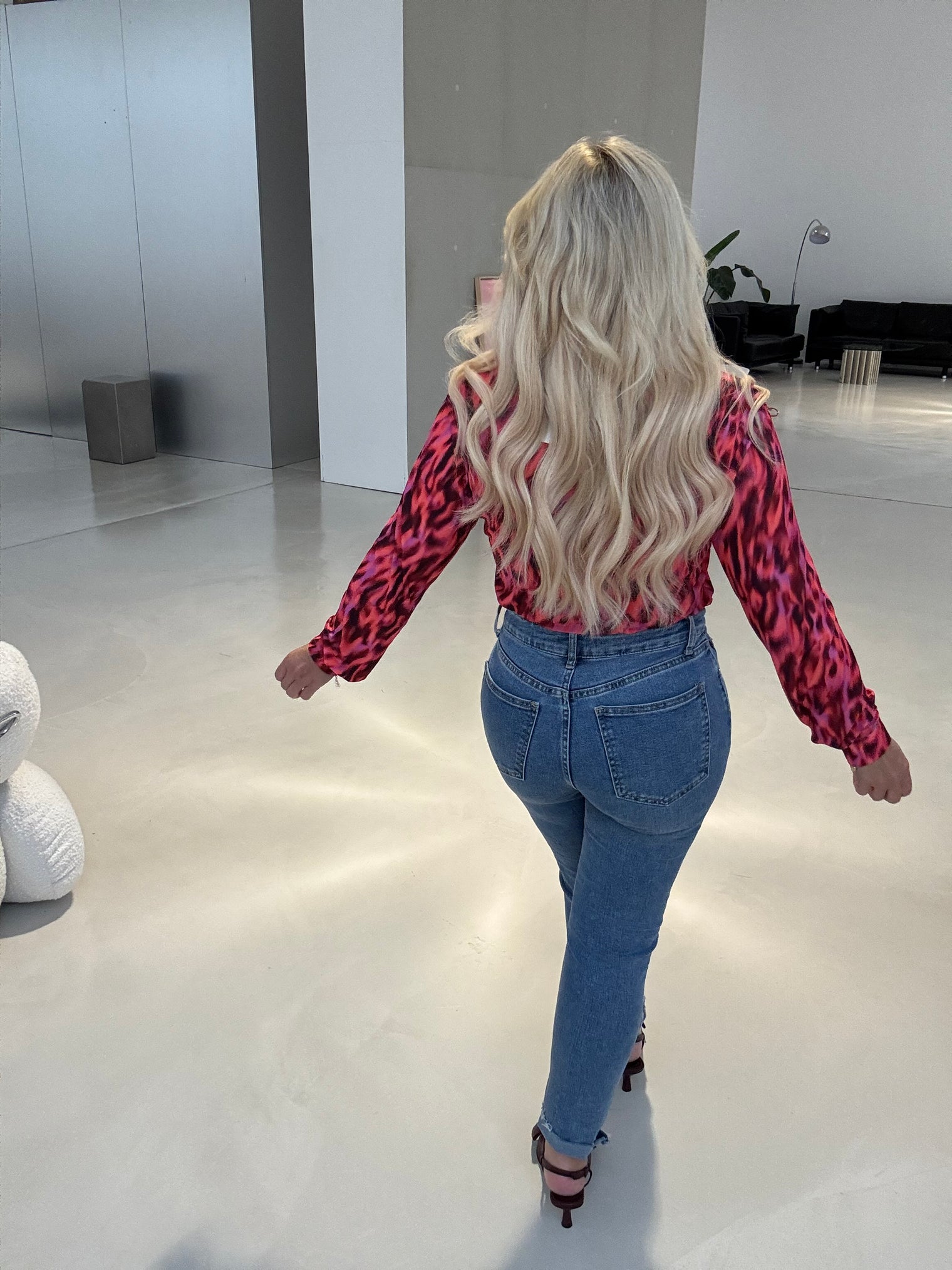 Stretch Mom Jeans BLUE