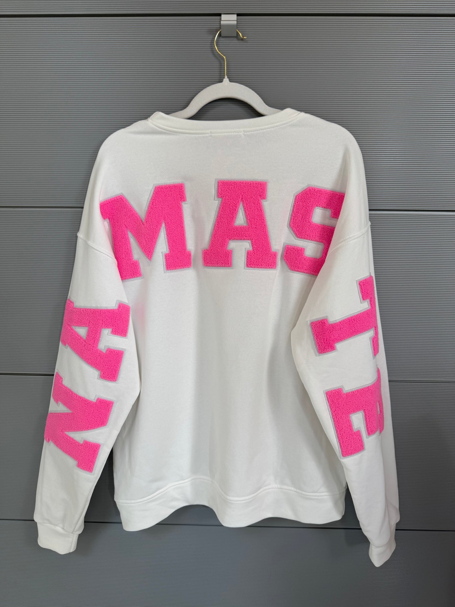 Premium Sweater YOGA CLUB mit Rückenprint