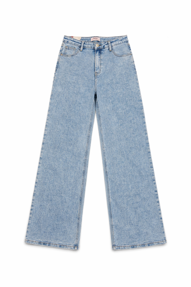 Stretch Jeans Lover light denim Blue wild Leg