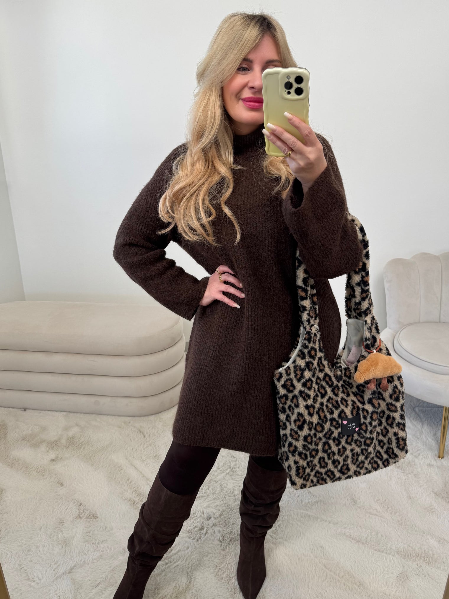 Strickkleid CHOCKLATE soft Moment