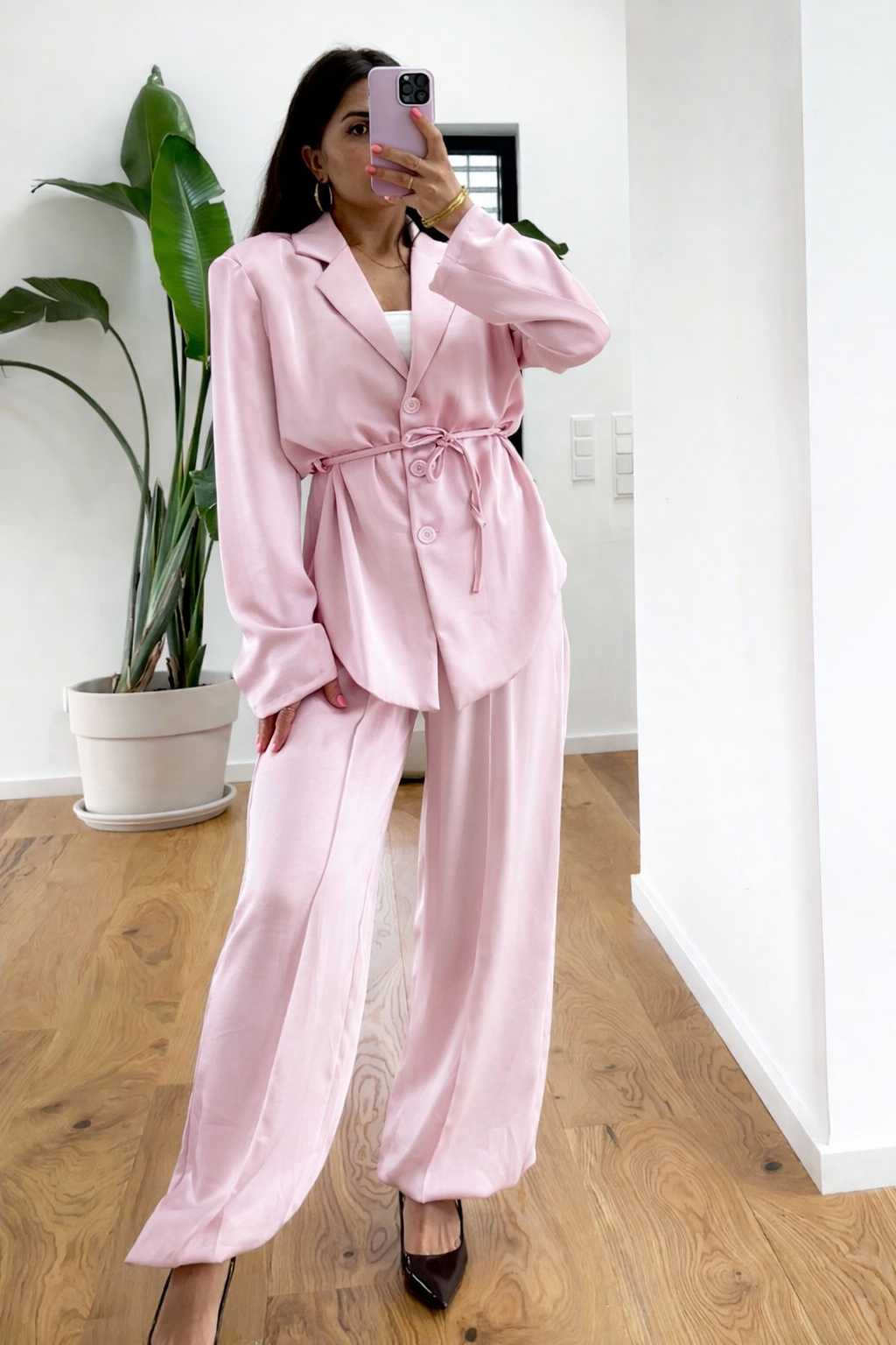 Silky Hose Femme Fatale rosa