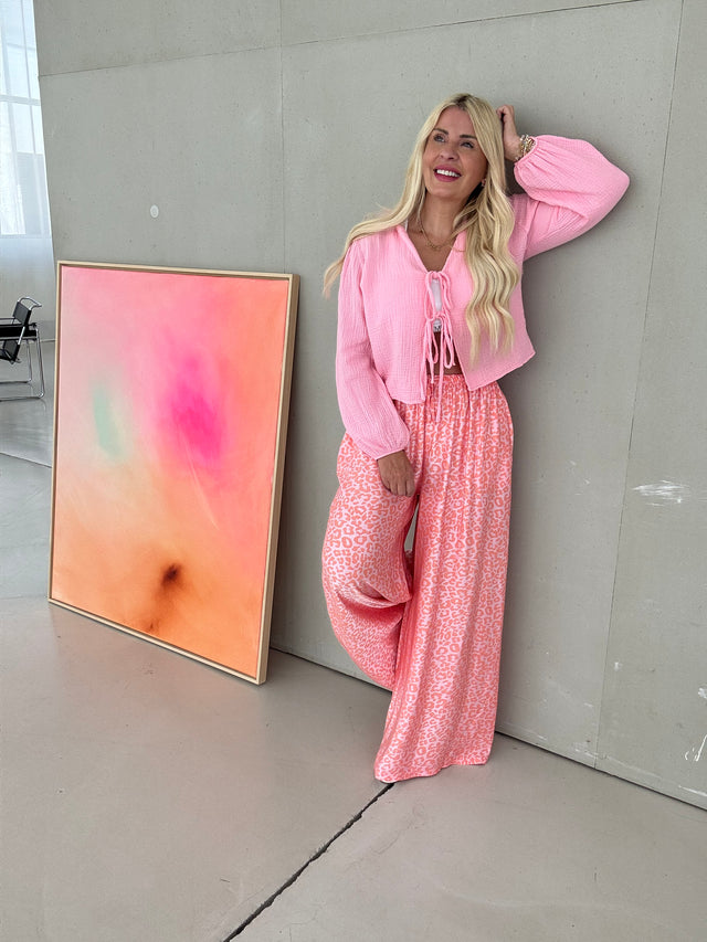 Hose mit Seide mit Seide LEO LOVER orange (Kopie)