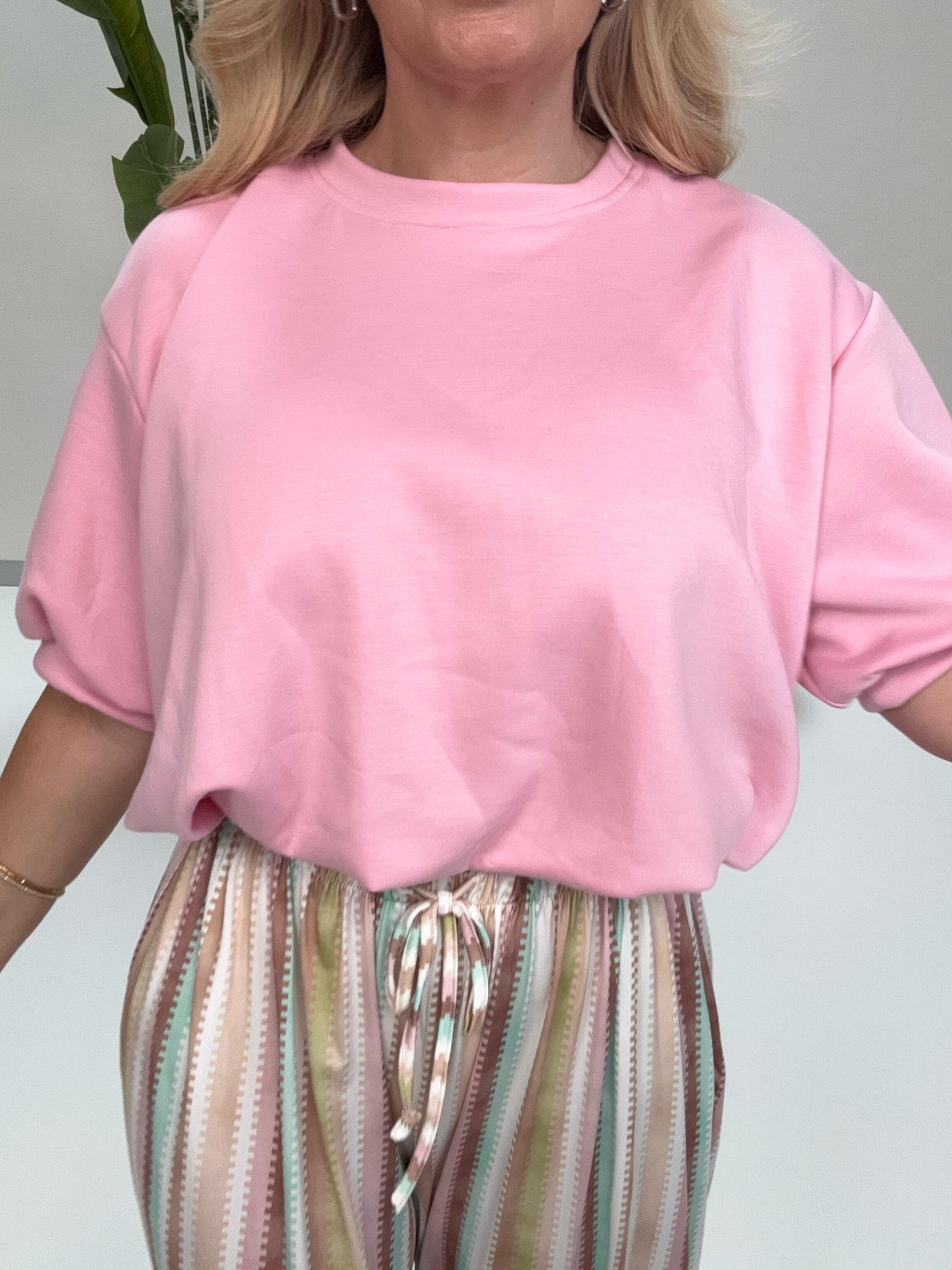 Butterstoff Shirt CROPPED COOLNESS rosa