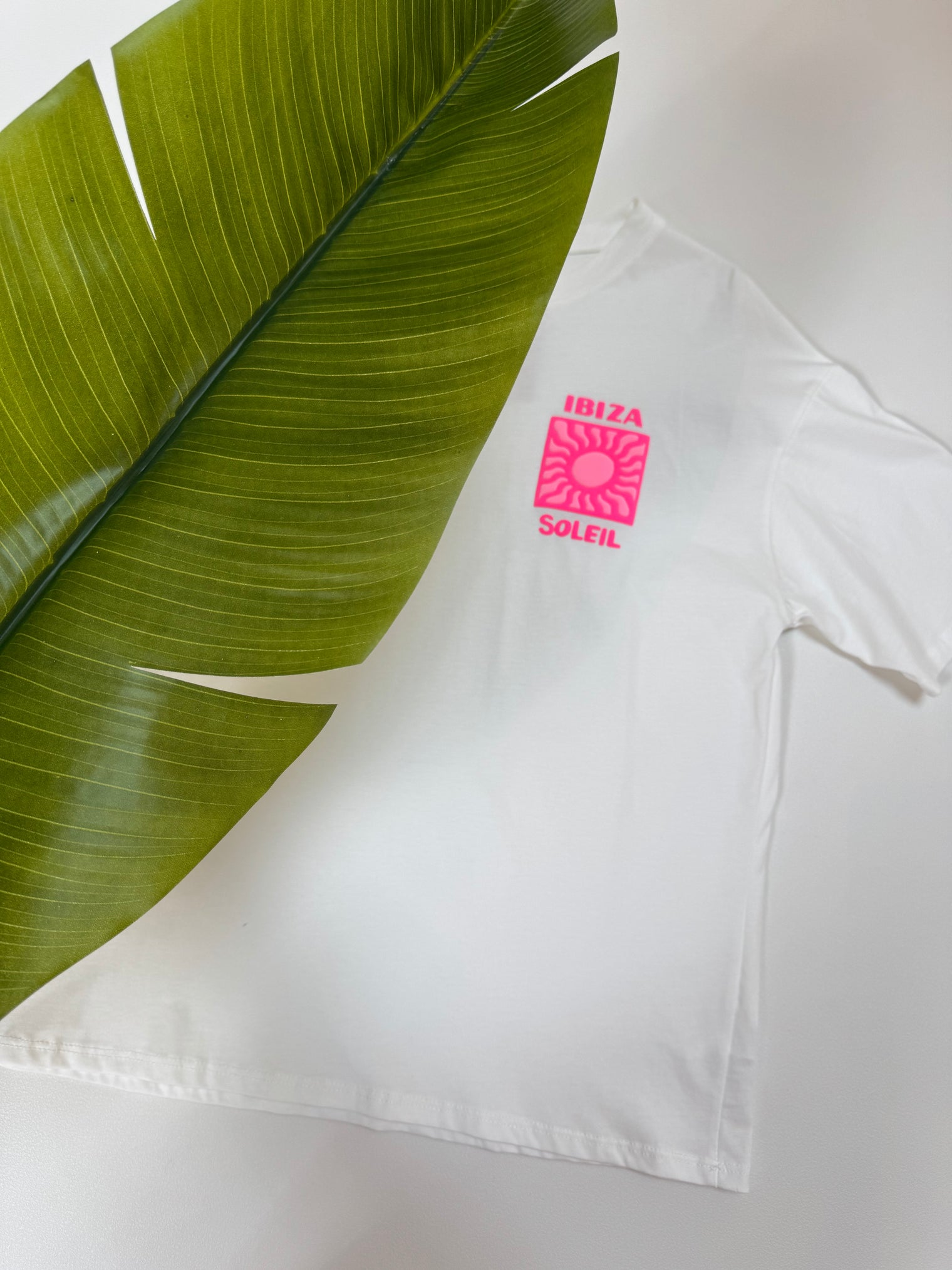 Statement Shirt weiß IBIZA mit hochwertigem Aufdruck