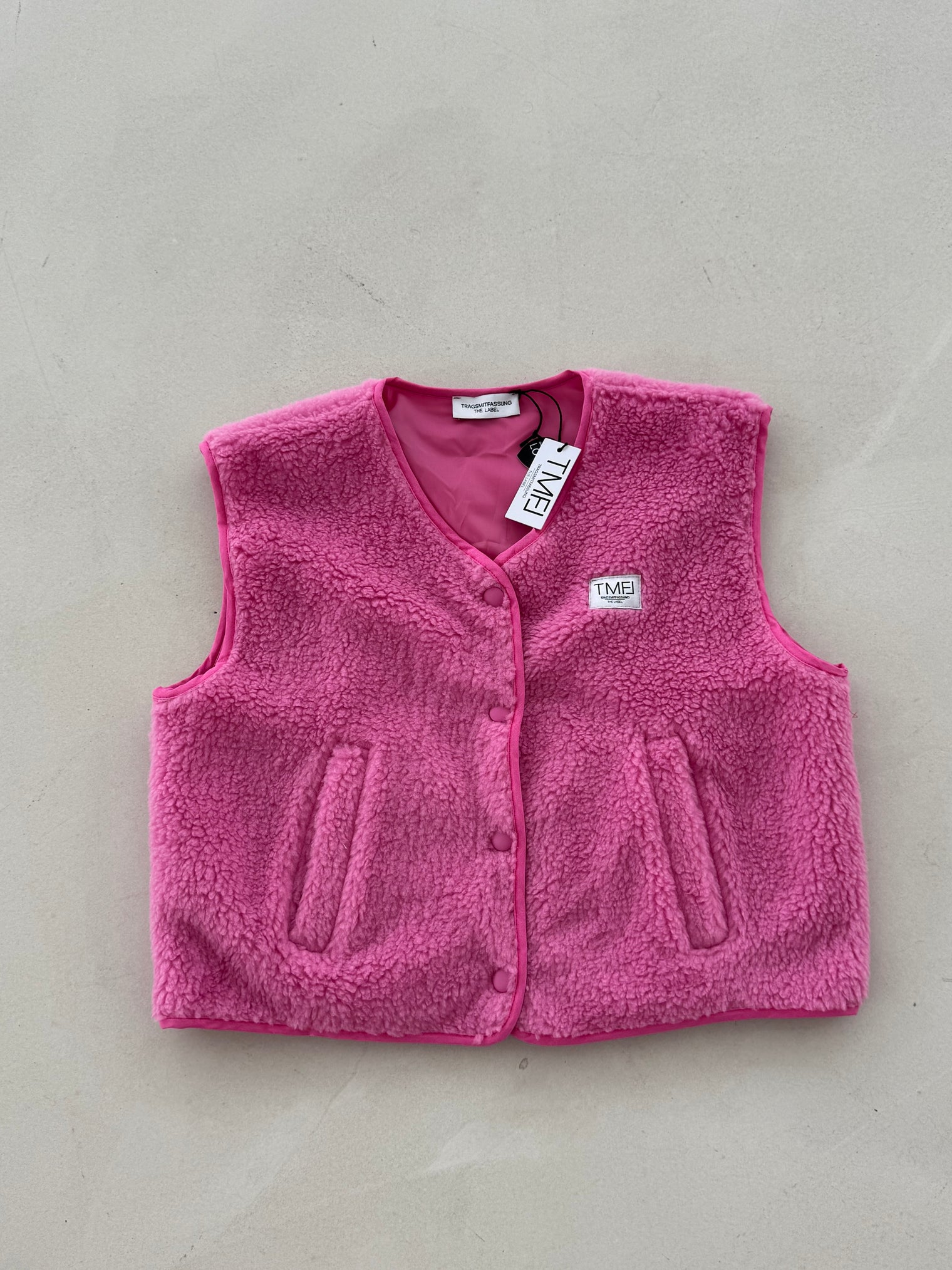Teddyweste SIGNATURE fuchsia