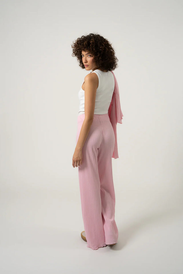 OH APRIL Eira Flared Pants Baby Rose