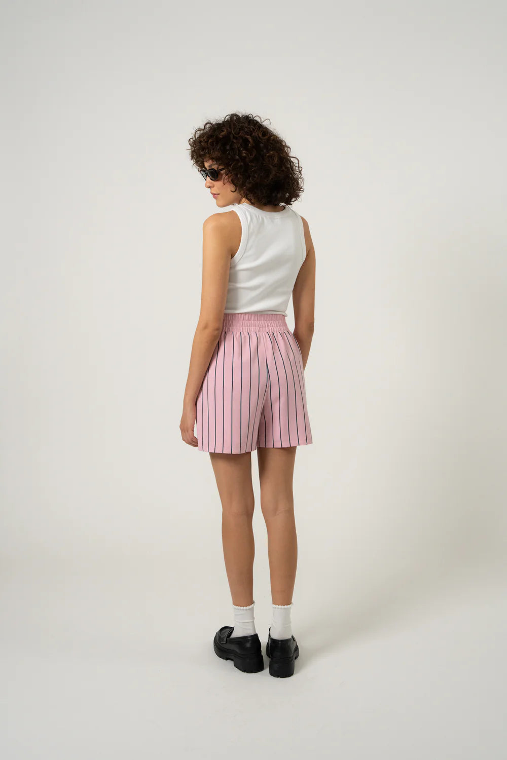 OH APRIL Olia Shorts Baby Rose Stripe