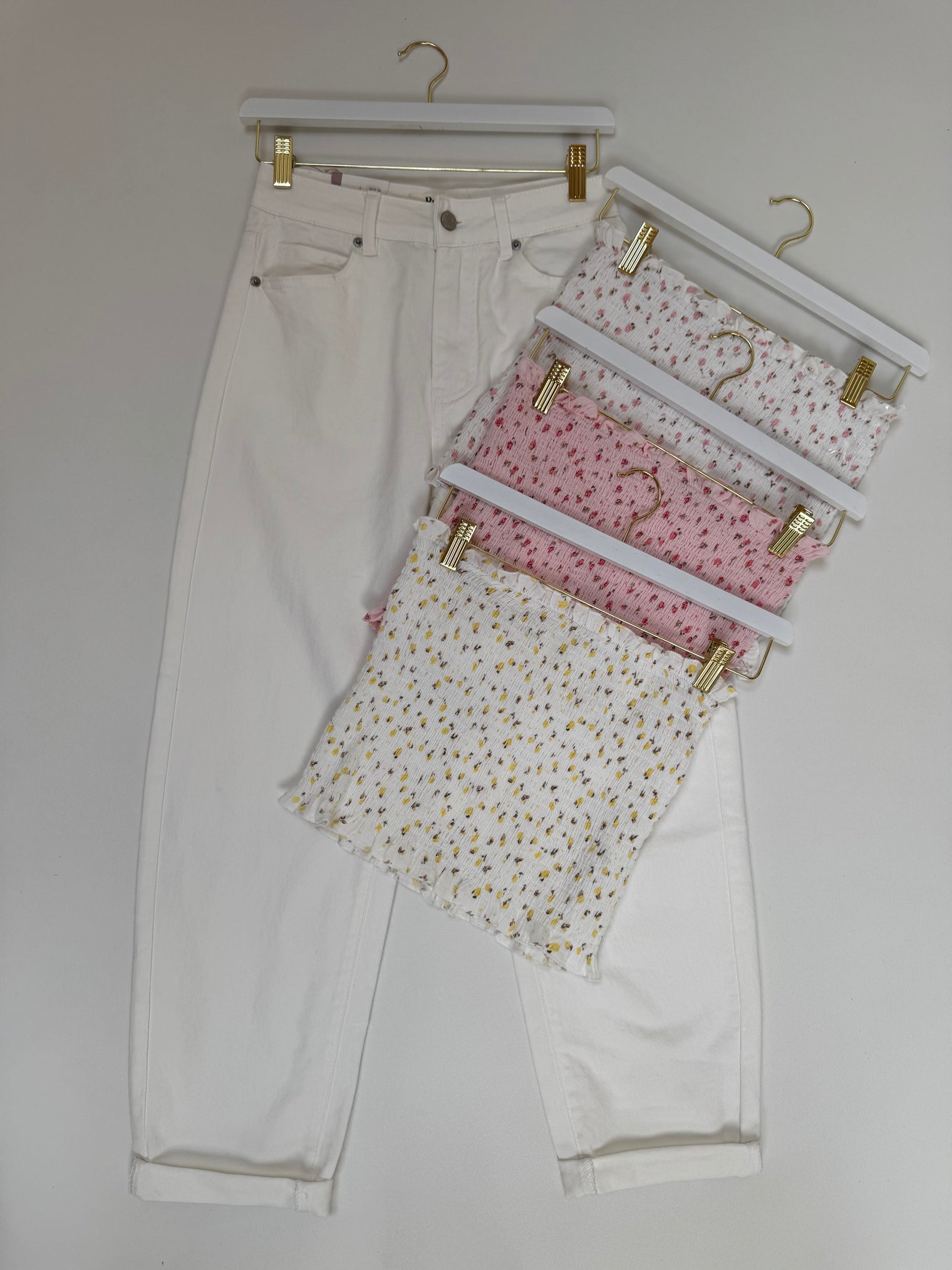 Stretch Mom Jeans WHITE NIGHTS