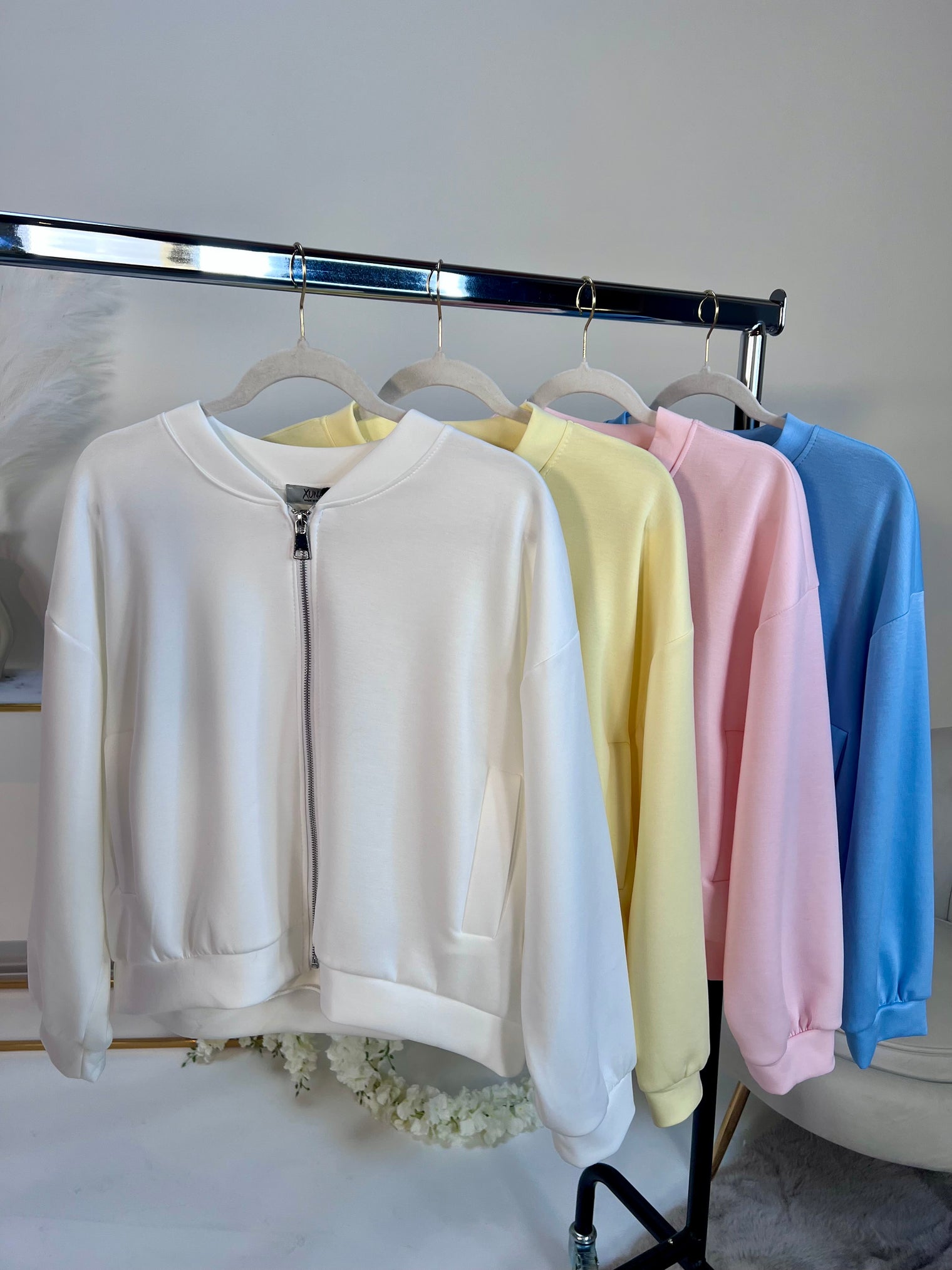 Jacke mit Reißverschluss LUXURY SOFTNESS