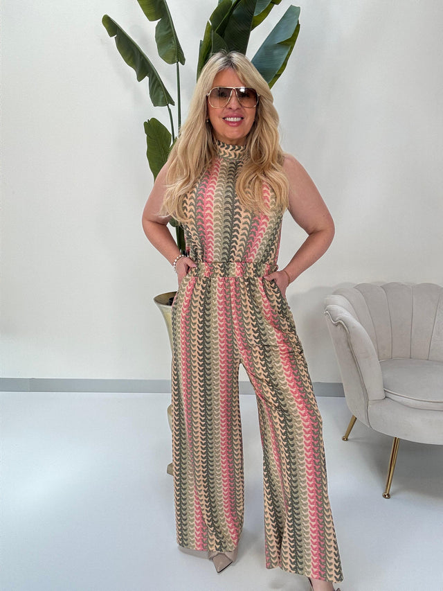 Hose ELEGANT MODE soft olive/khaki/rosa/creme