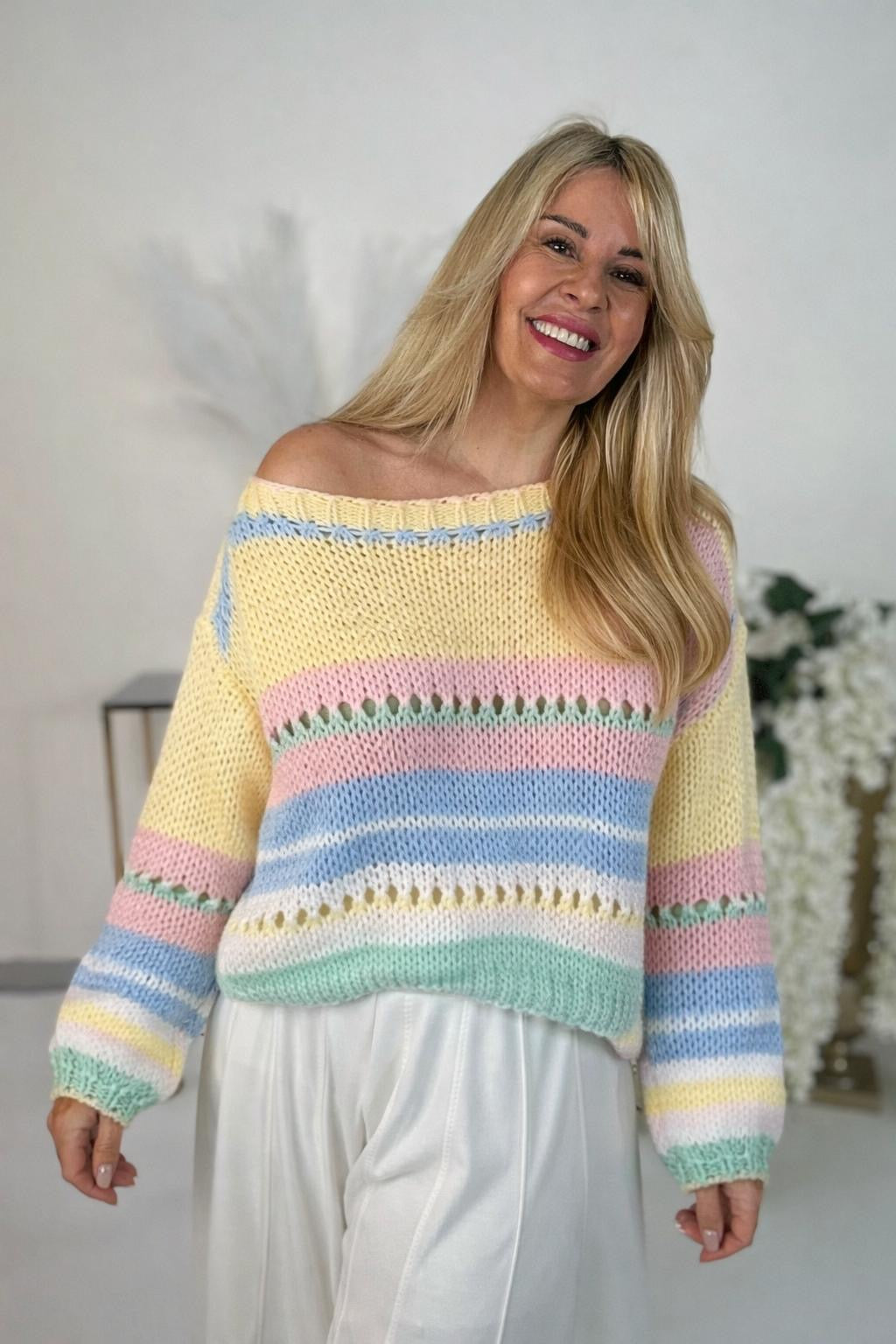 Strickpullover PASTELL RAINBOW