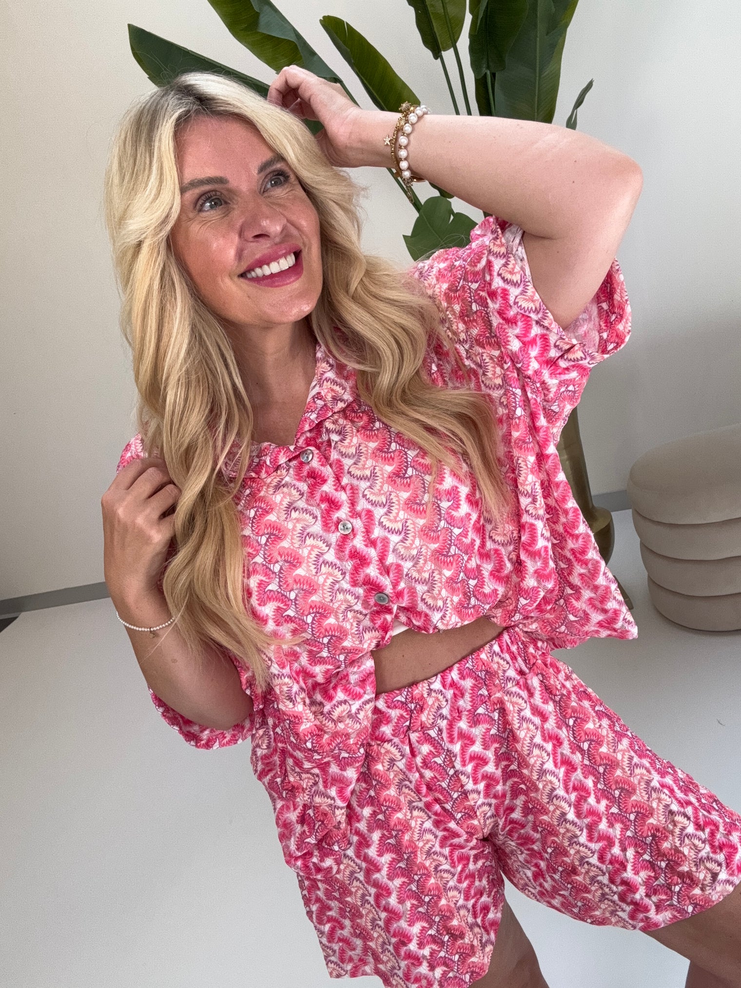 Sommer Shorts SUMMER HOT rosa/pink/flieder