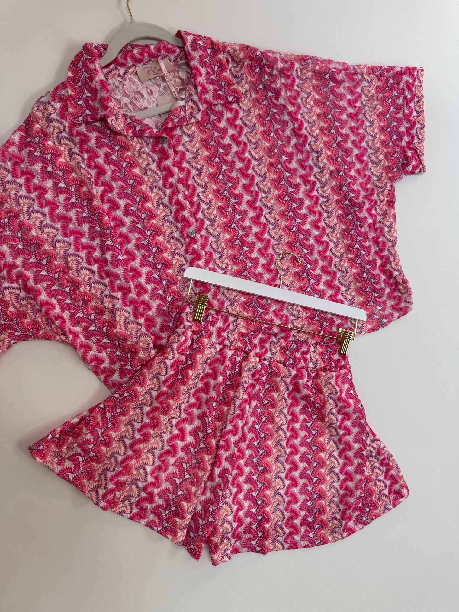 Sommer Shorts SUMMER HOT rosa/pink/flieder