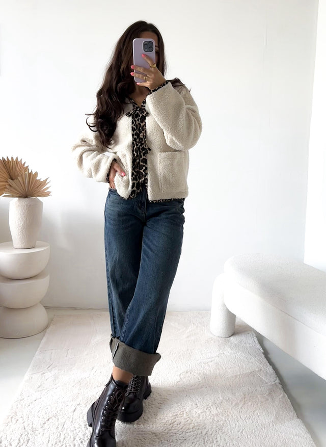 Teddyjacke Leo Fashion zum binden