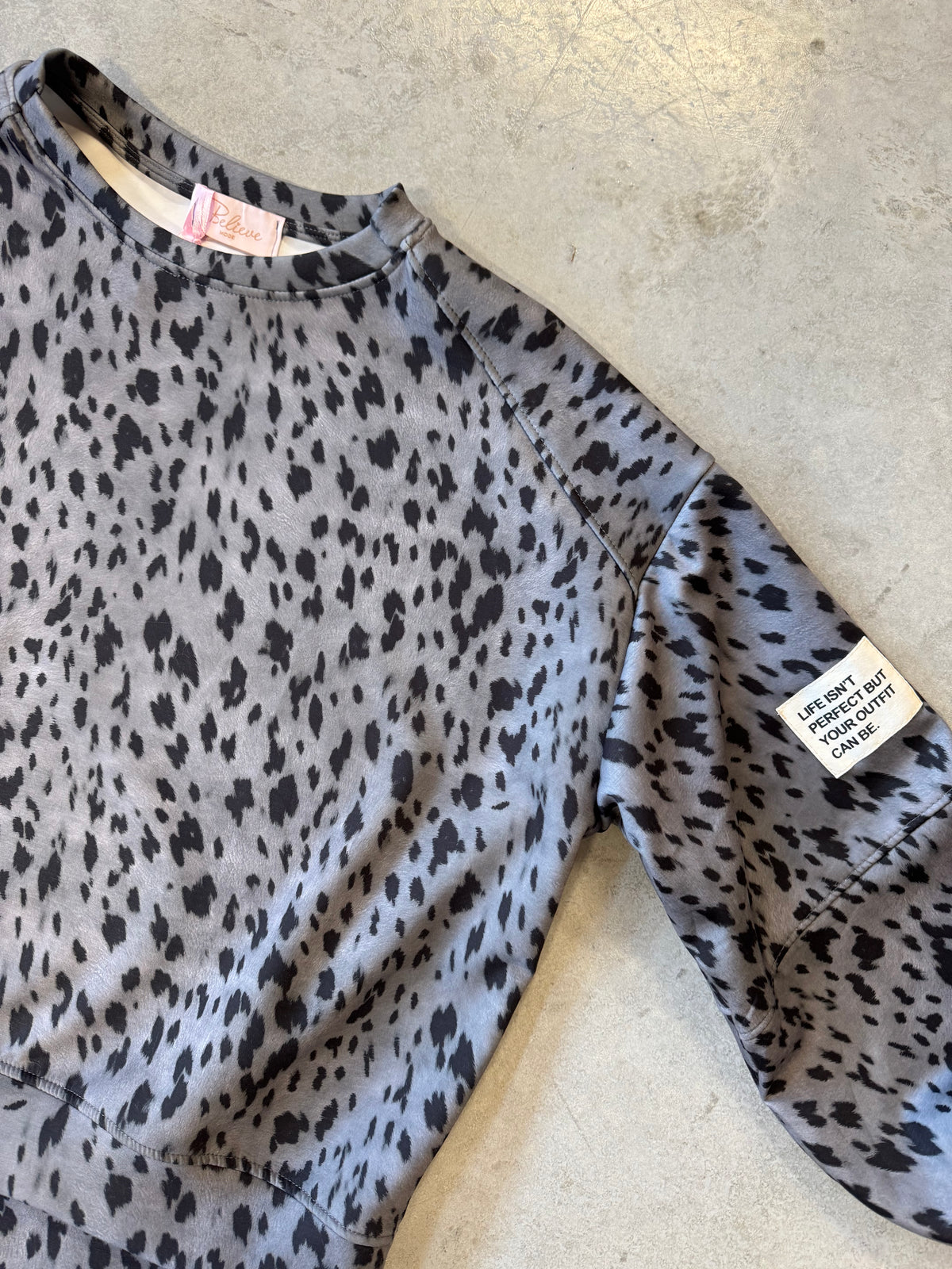 Butterstoff Sweater PERFECT OUTFIT anthrazit/schwarz REH
