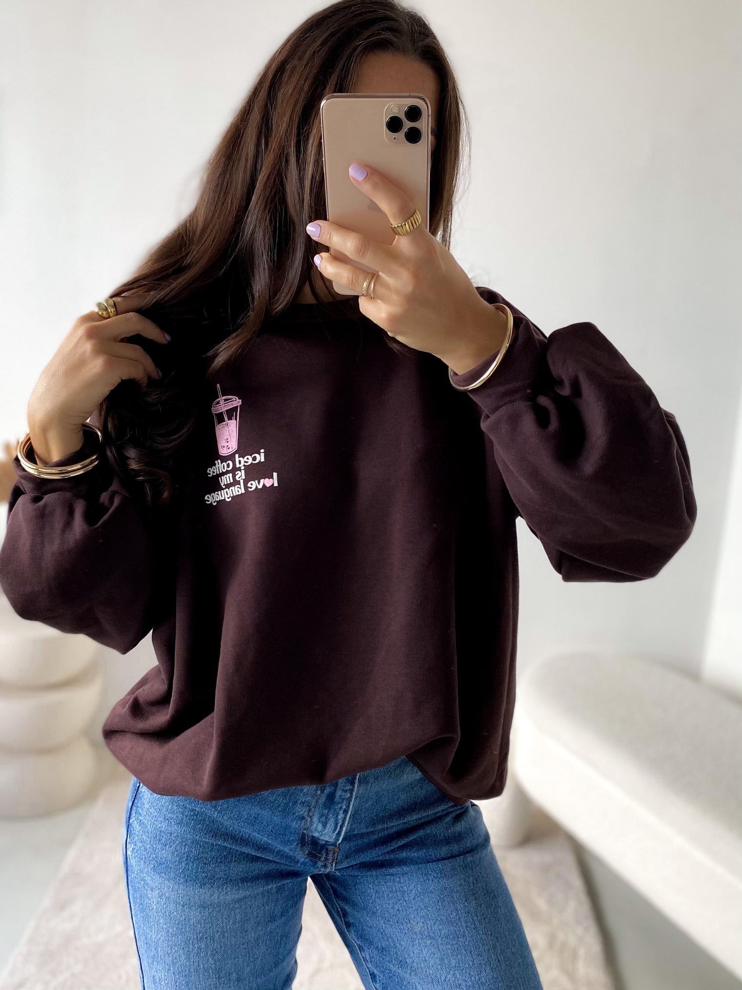 Sweater Chocolate pink Coffee