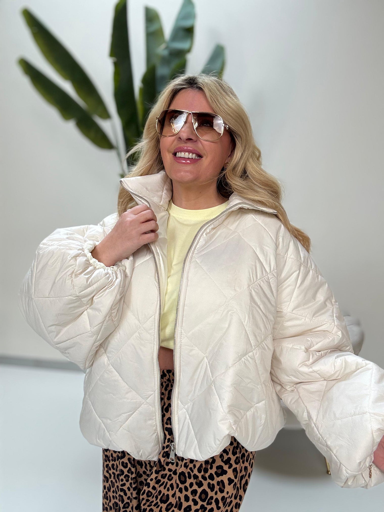 Jacke PUFFY POWER creme