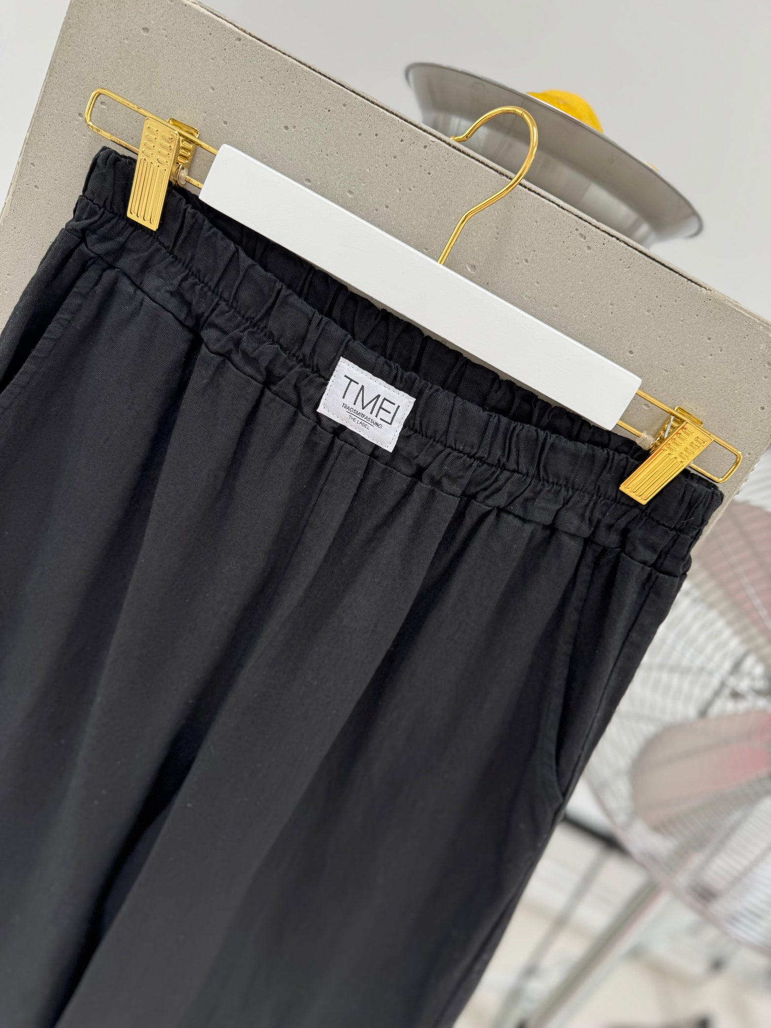 Signature Leinenhose SCHWARZ