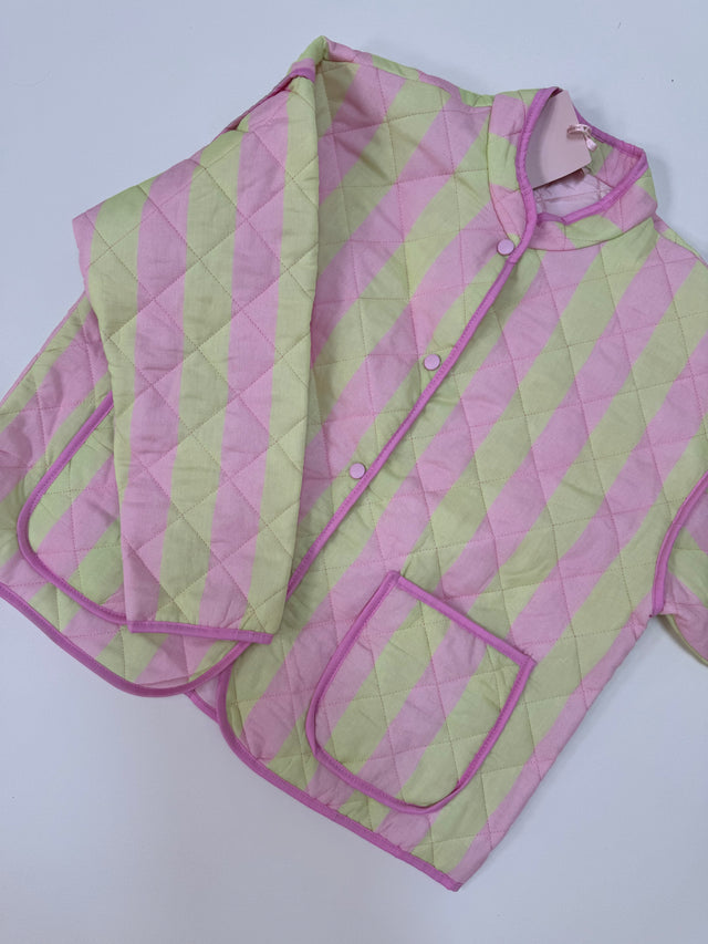 Jacke rosa Kiwi Green Puffer