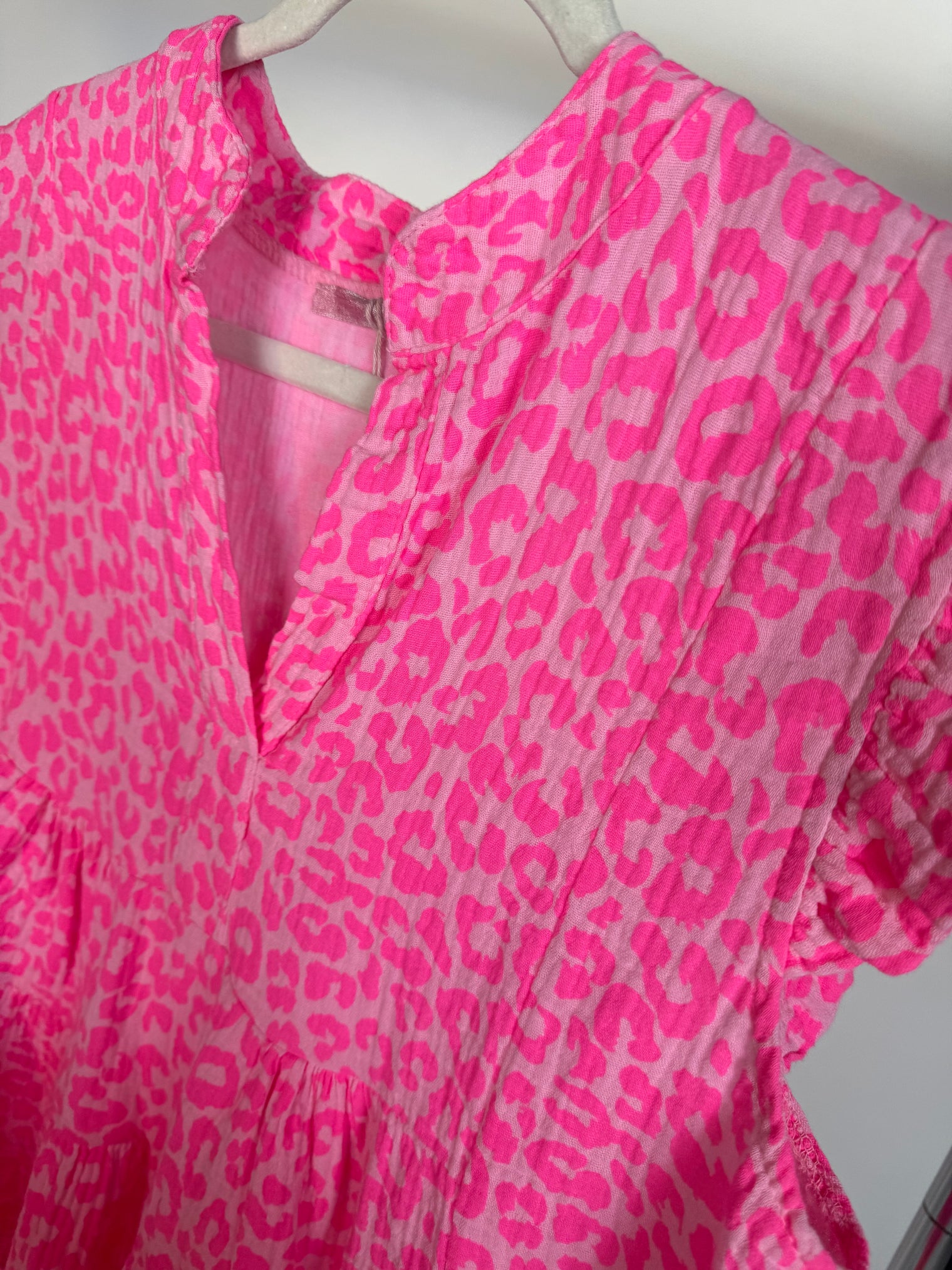 Musselin Tunika rosa LEO LOVER pink