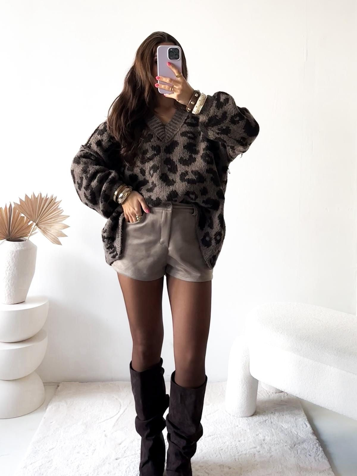 Pullover Wild Whisper Leo Taupe