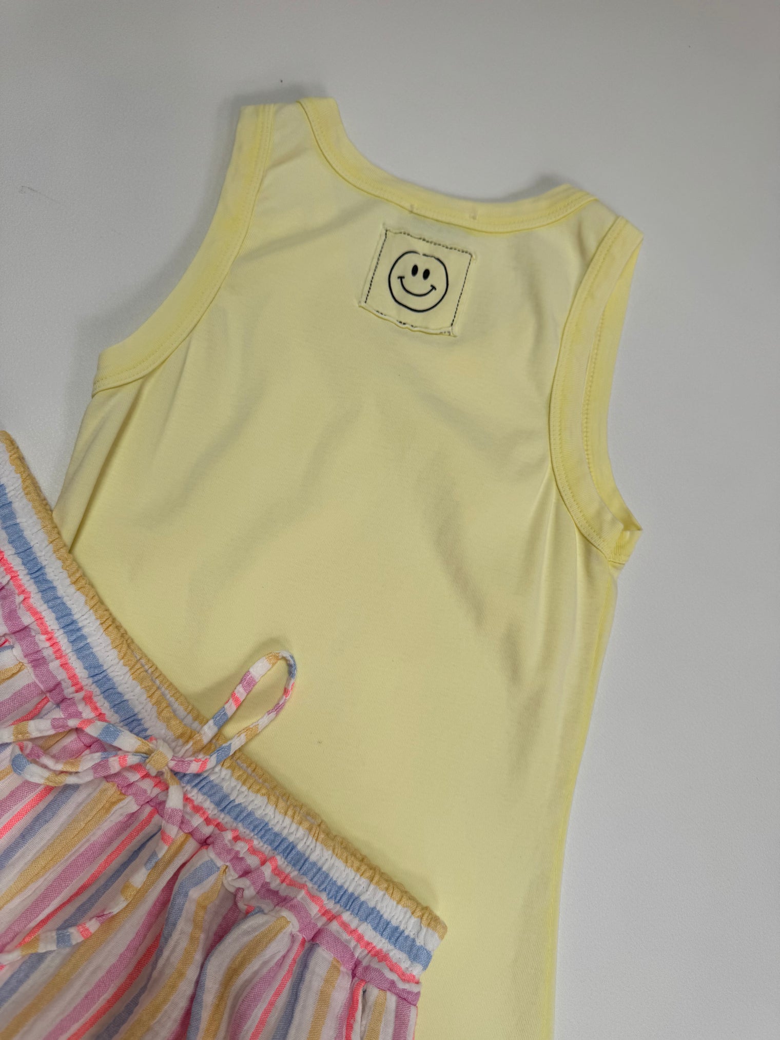 Tank Top SMILEY buttermilk lemon