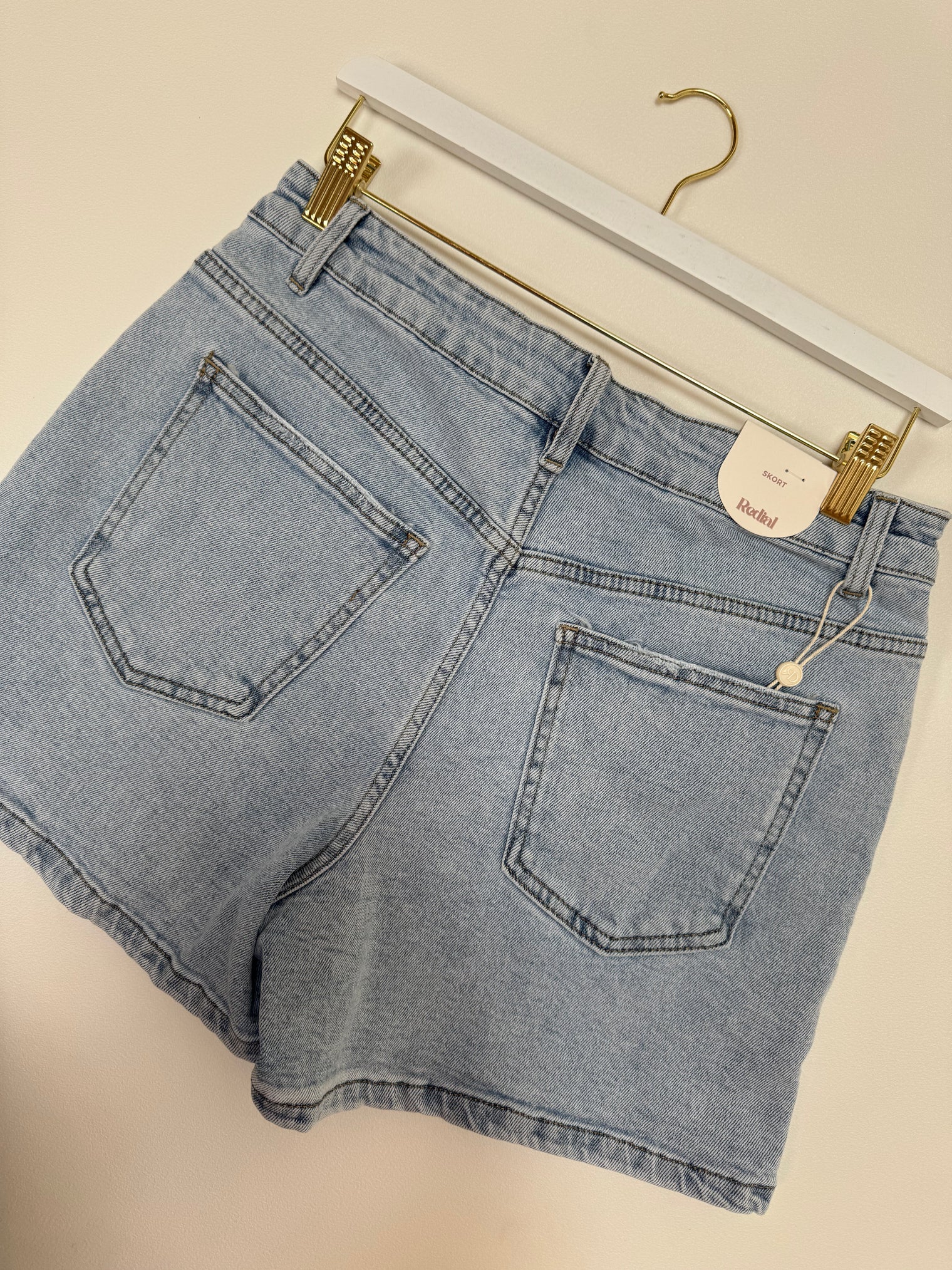 Stretch Jeans Hosenrock SUPERGIRL SKORT denim blue