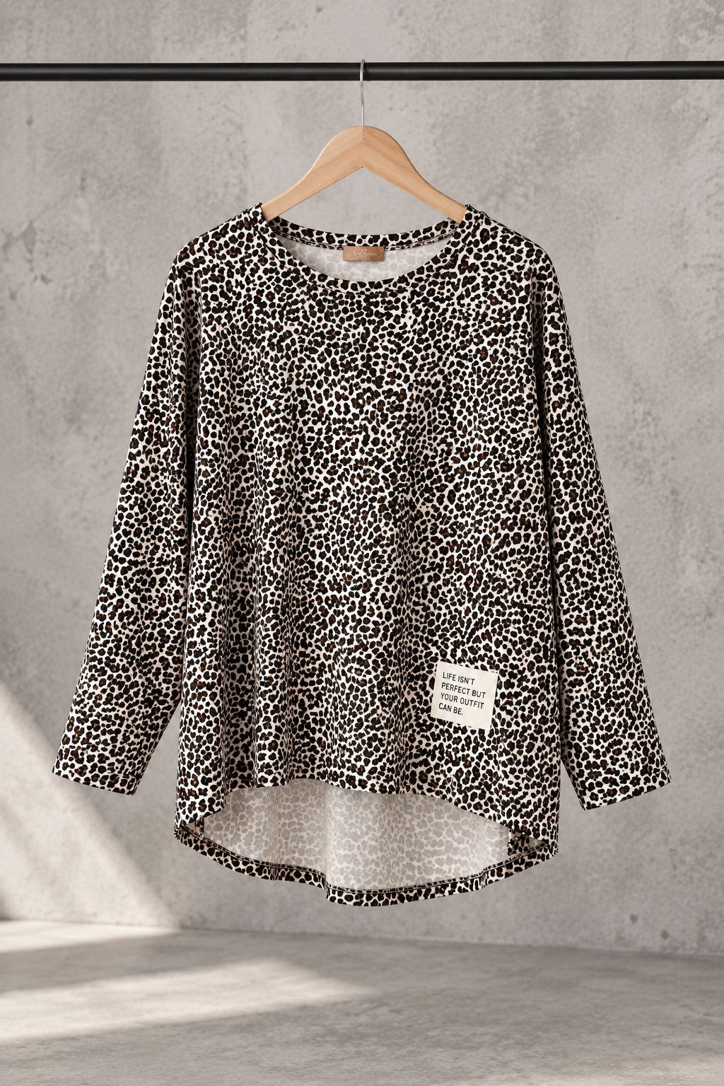 Butterstoff Langarmshirt LIGHT PERFECT OUTFIT weiß LEO