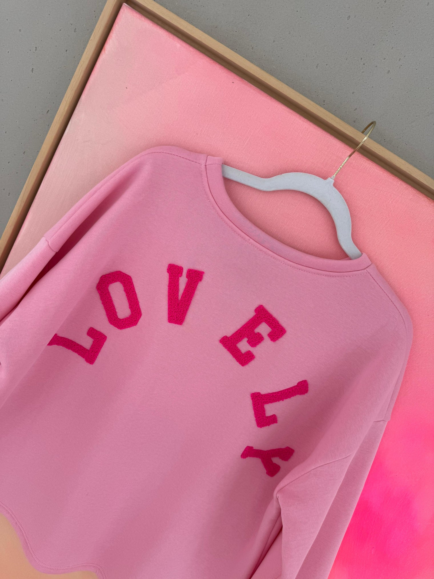 Sweater rosa LOVELY rot