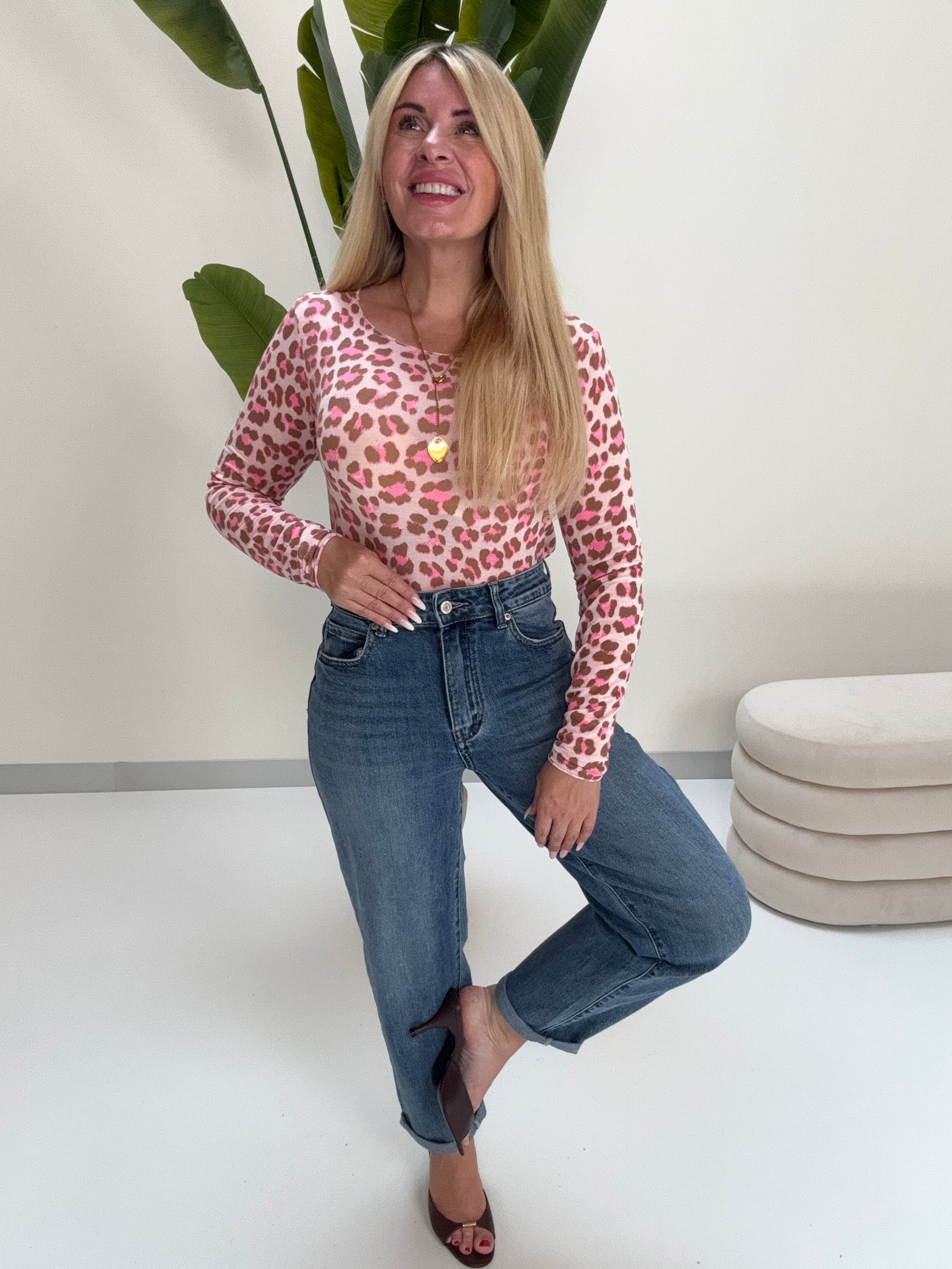Stretch Mom Jeans PERFECT FIT washed blue