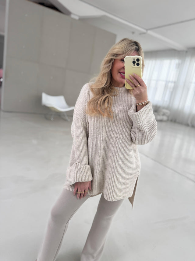 Pullover beige COZYNESS OVERLOAD